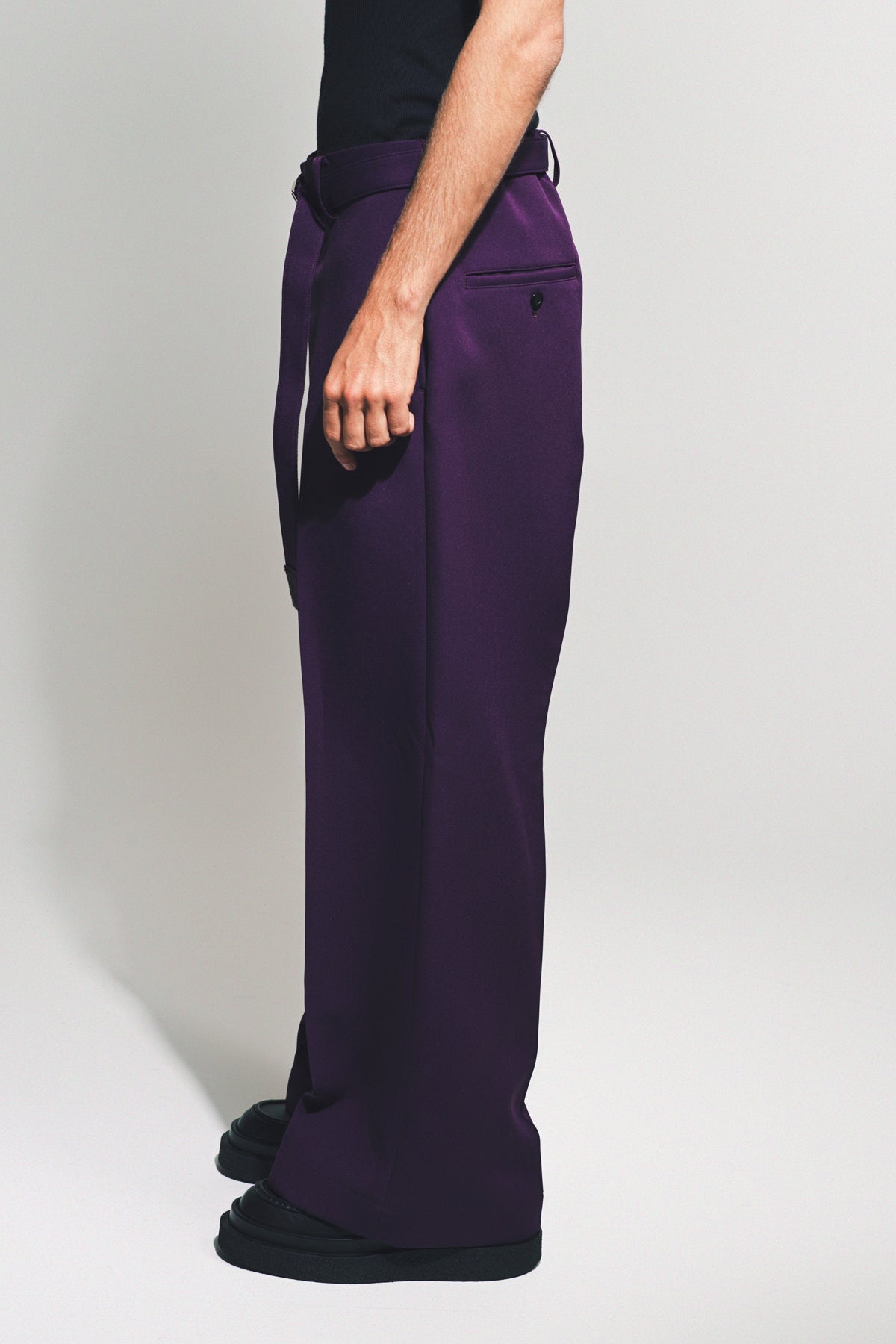 SACAI | MATELASSE TWILL PANTS