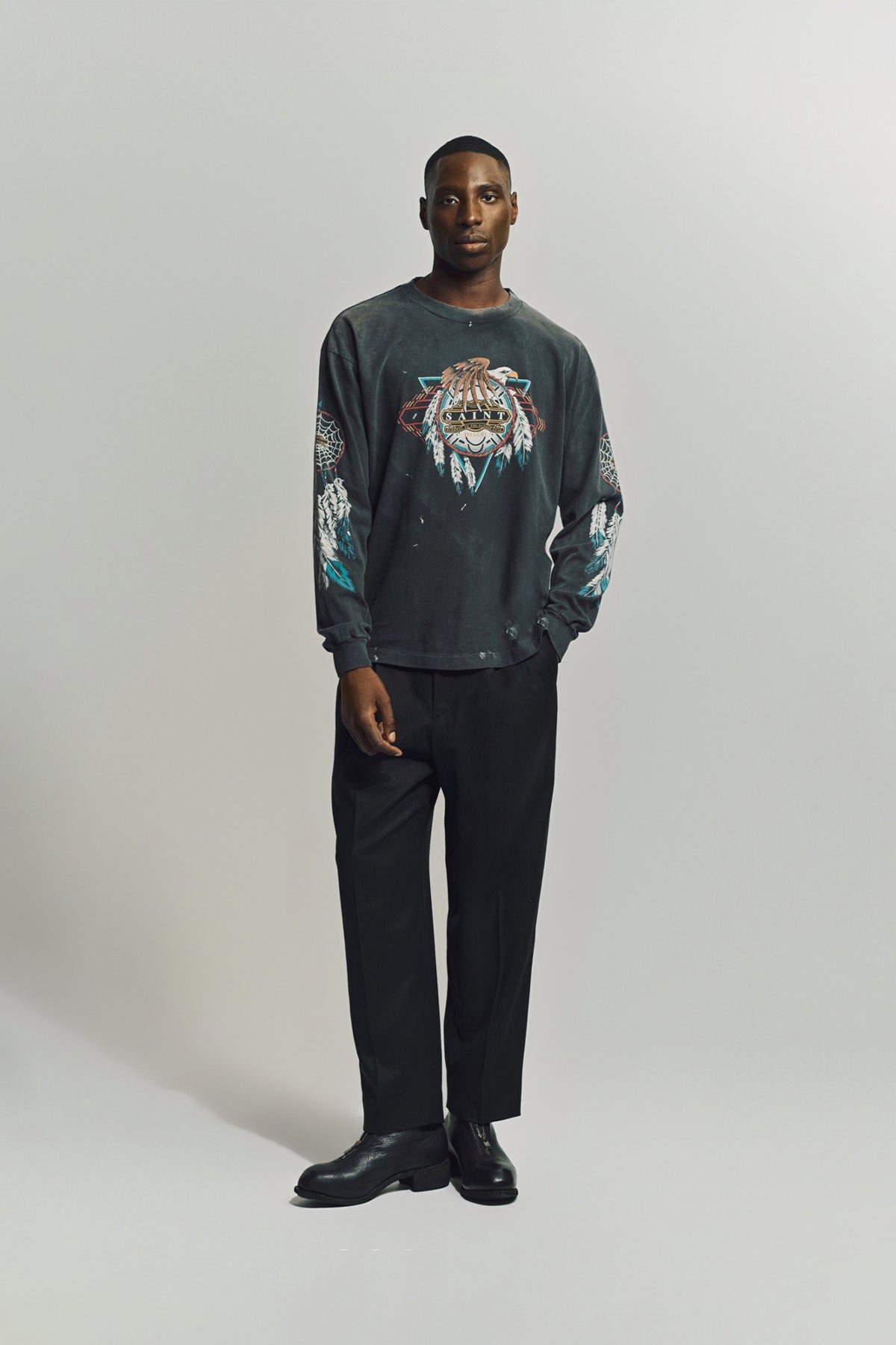 SAINT MICHAEL | SAINT DISCO LONG SLEEVE T-SHIRT