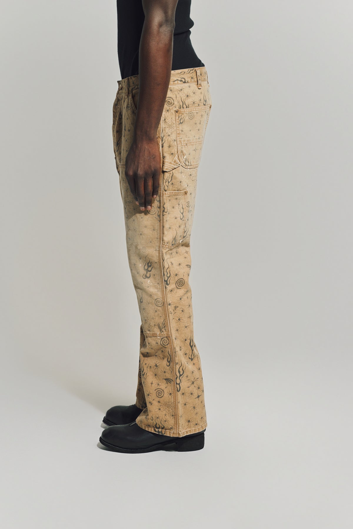 SAINT MICHAEL | DR. WOO DOUBLE KNEE PANTS