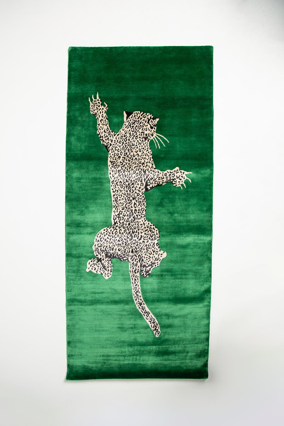 DIANE VON FURSTENBERG | 2014 CUSTOM CLIMBING LEOPARD RUG - LEFT