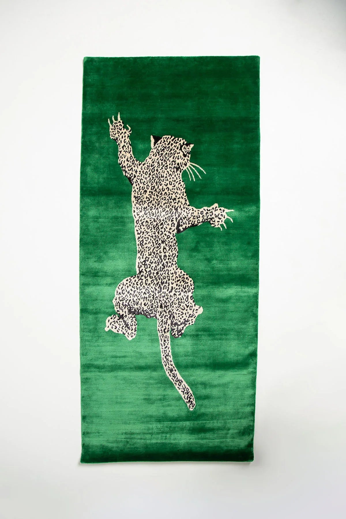DIANE VON FURSTENBERG | 2014 CUSTOM CLIMBING LEOPARD RUG - LEFT