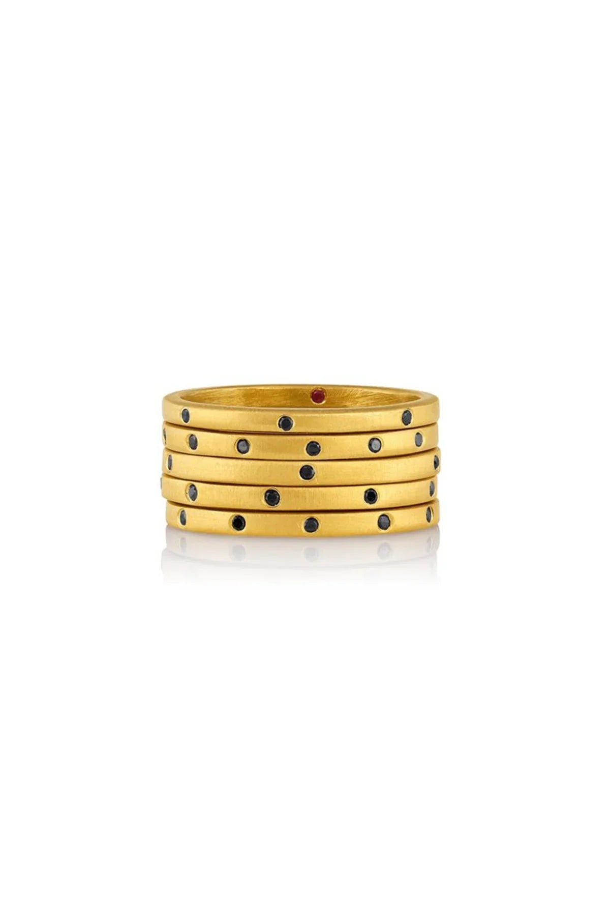 HERNSDORF | LOVE STACK WITH BLACK DIAMONDS
