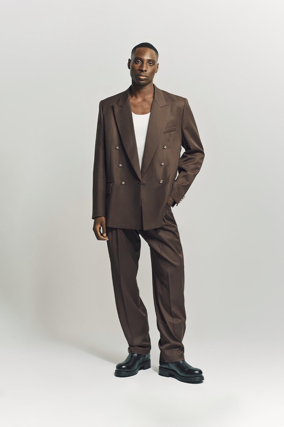 CASABLANCA | DOUBLE BREASTED WOOL JACKET