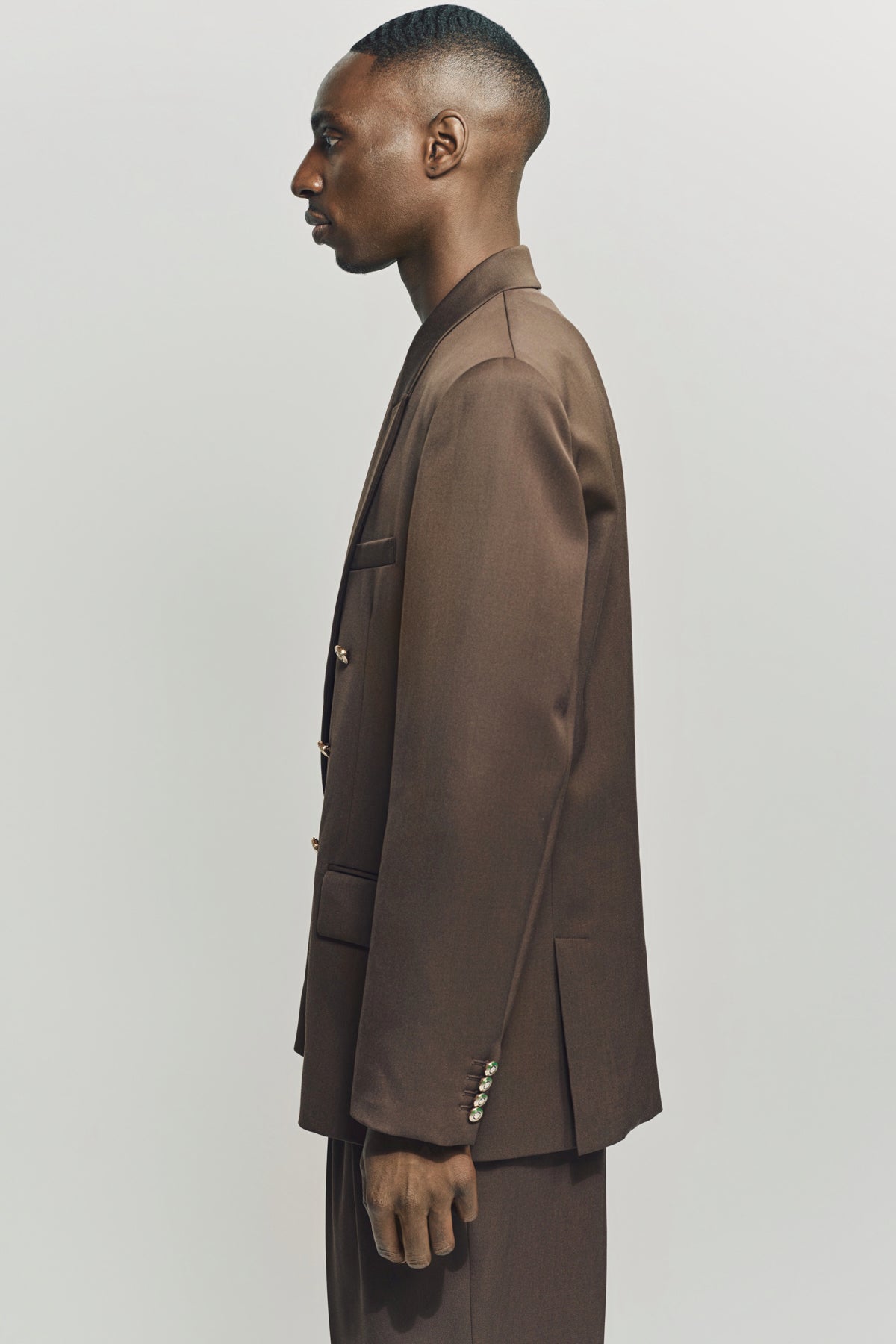 CASABLANCA | DOUBLE BREASTED WOOL JACKET