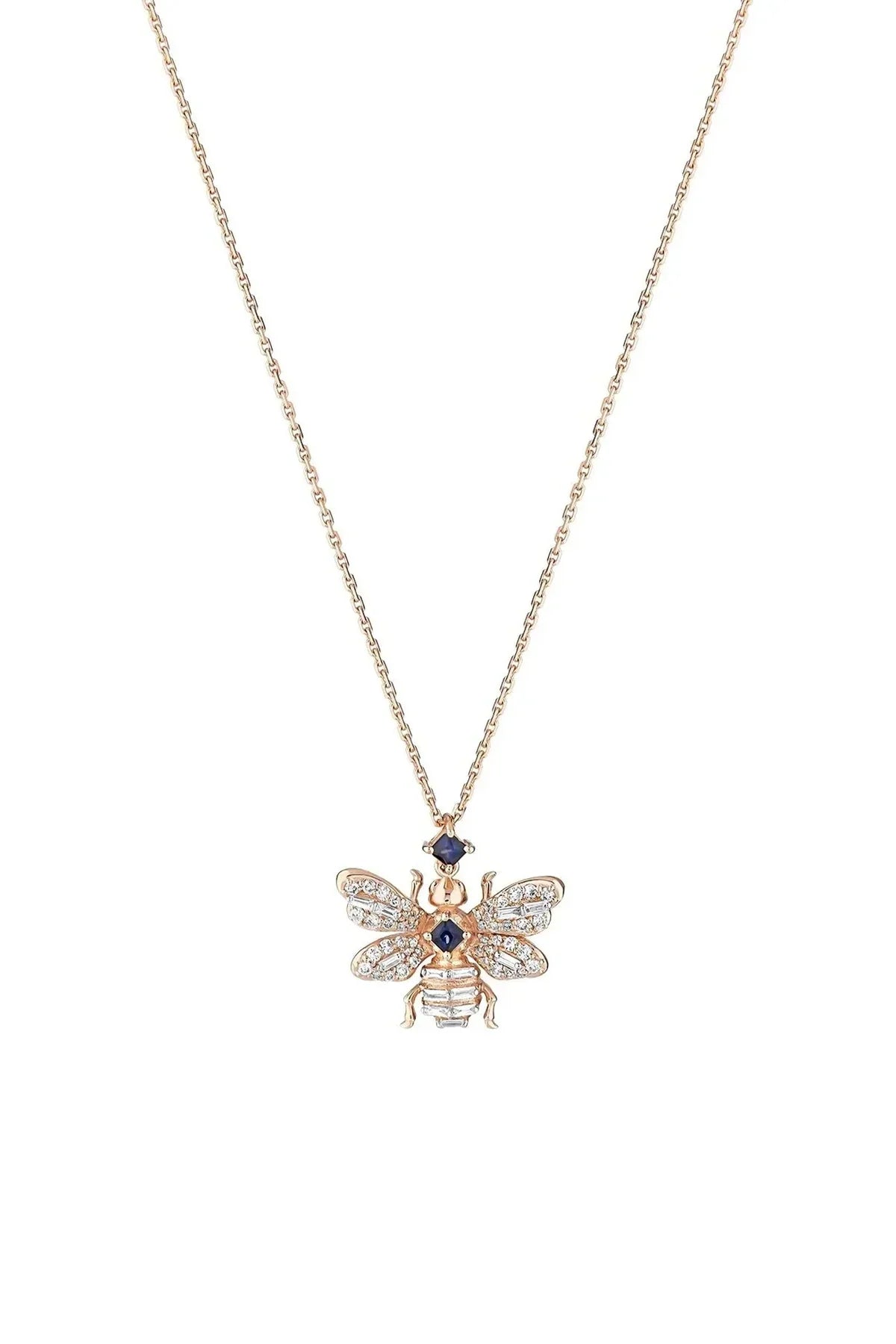 BEE GODDESS | QUEEN BEE BON BON SAPPHIRE NECKLACE