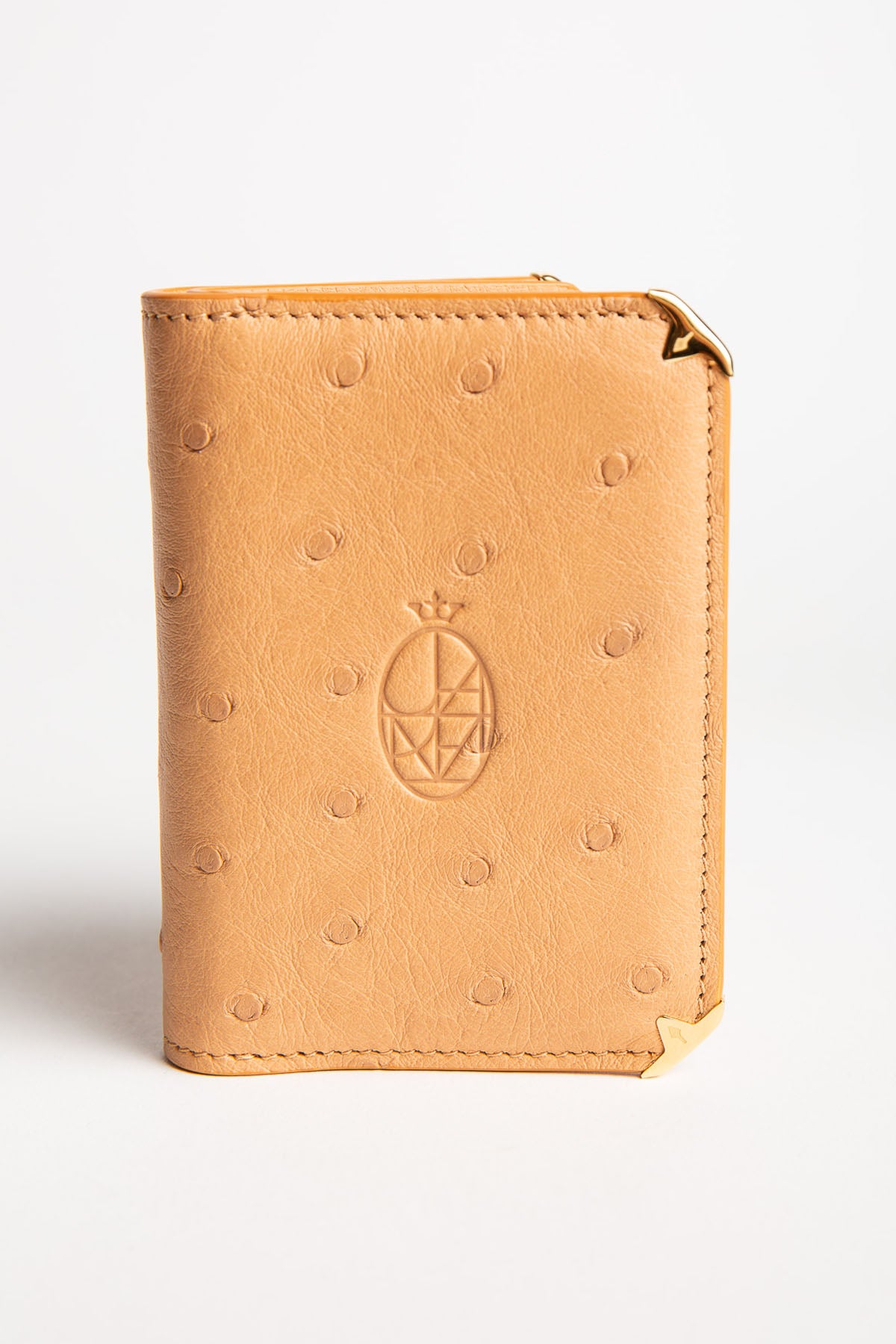 JACQUES MARIE MAGE | ELSTON OSTRICH TRIFOLD WALLET - MAXFIELD LA