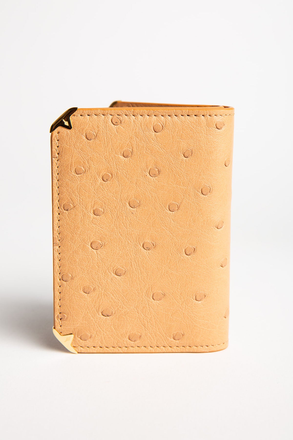 JACQUES MARIE MAGE | ELSTON OSTRICH TRIFOLD WALLET - MAXFIELD LA