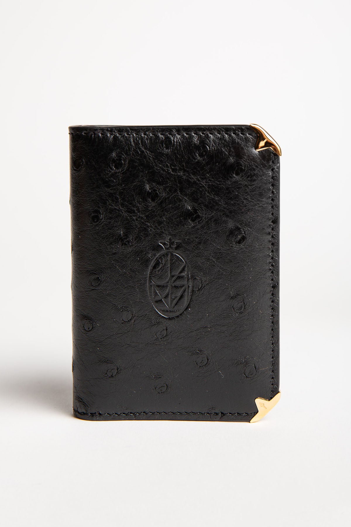 JACQUES MARIE MAGE | ELSTON OSTRICH TRIFOLD WALLET - MAXFIELD LA