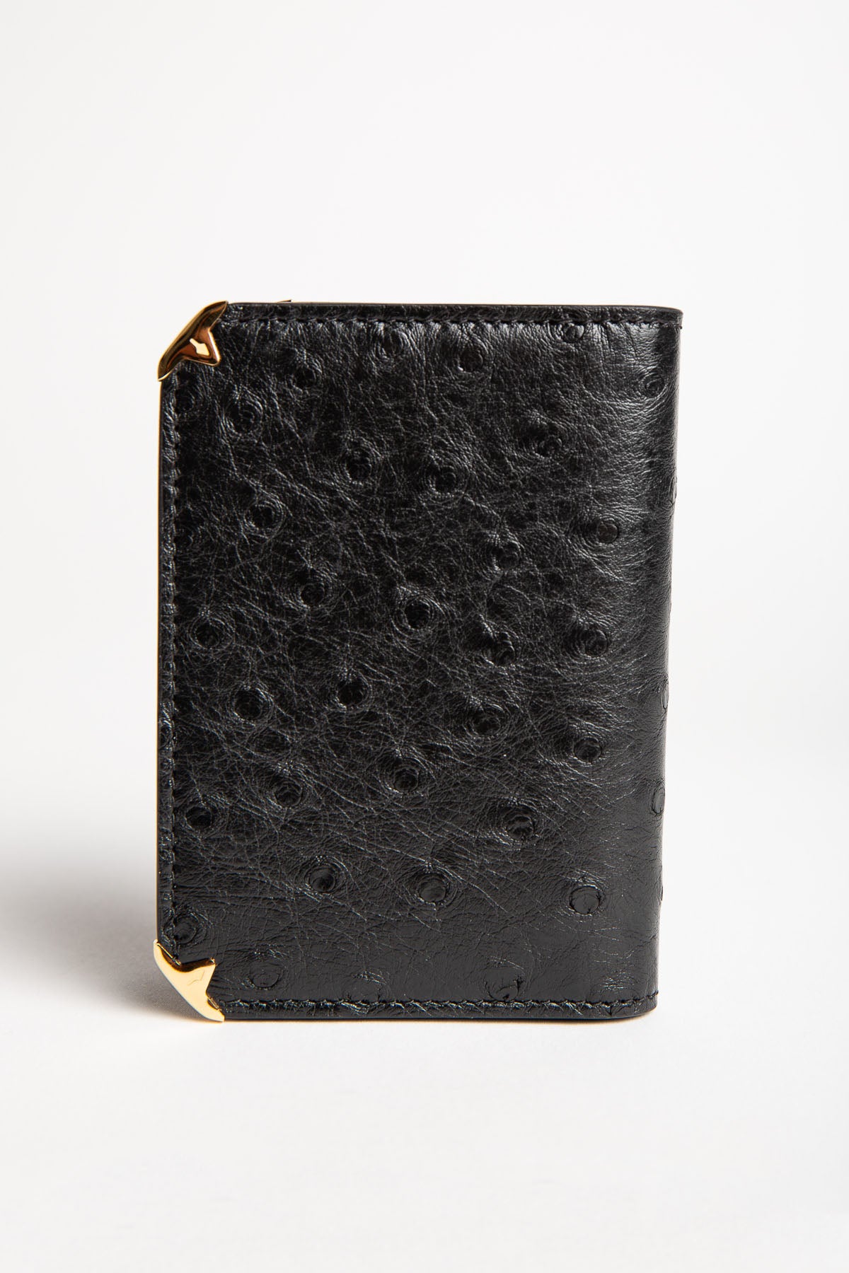 JACQUES MARIE MAGE | ELSTON OSTRICH TRIFOLD WALLET - MAXFIELD LA