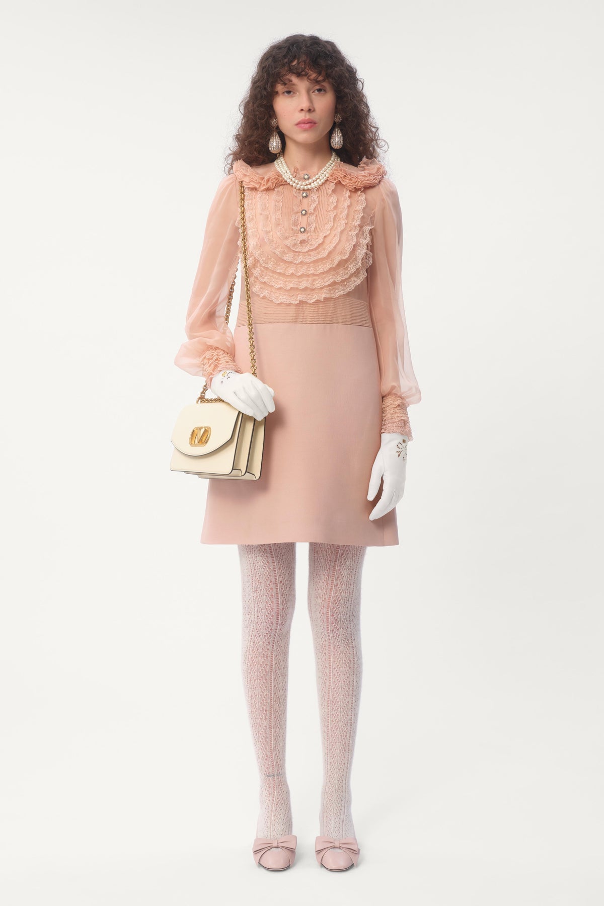 VALENTINO | MOSSI LACE TIGHTS - MAXFIELD LA