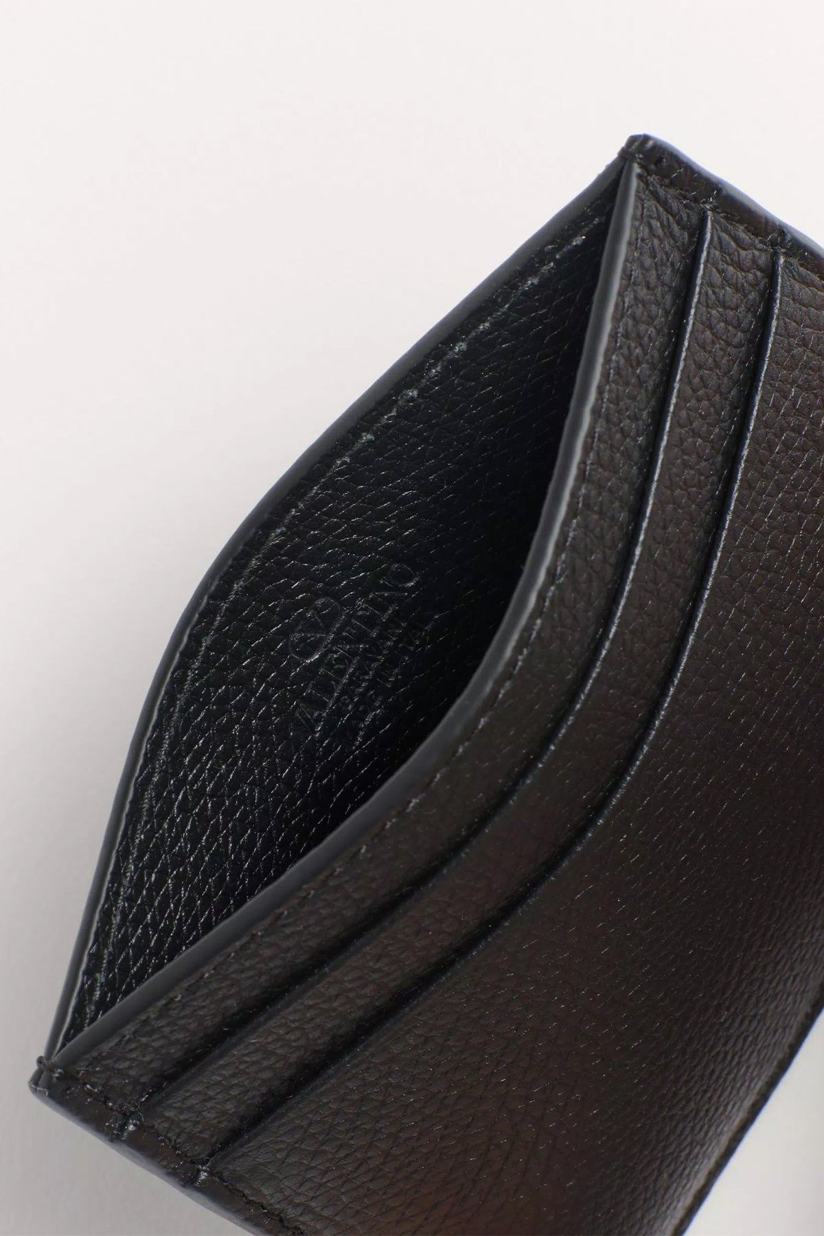 VALENTINO GARAVANI | VLOGO SIGNATURE GRAINY CALFSKIN CARD HOLDER