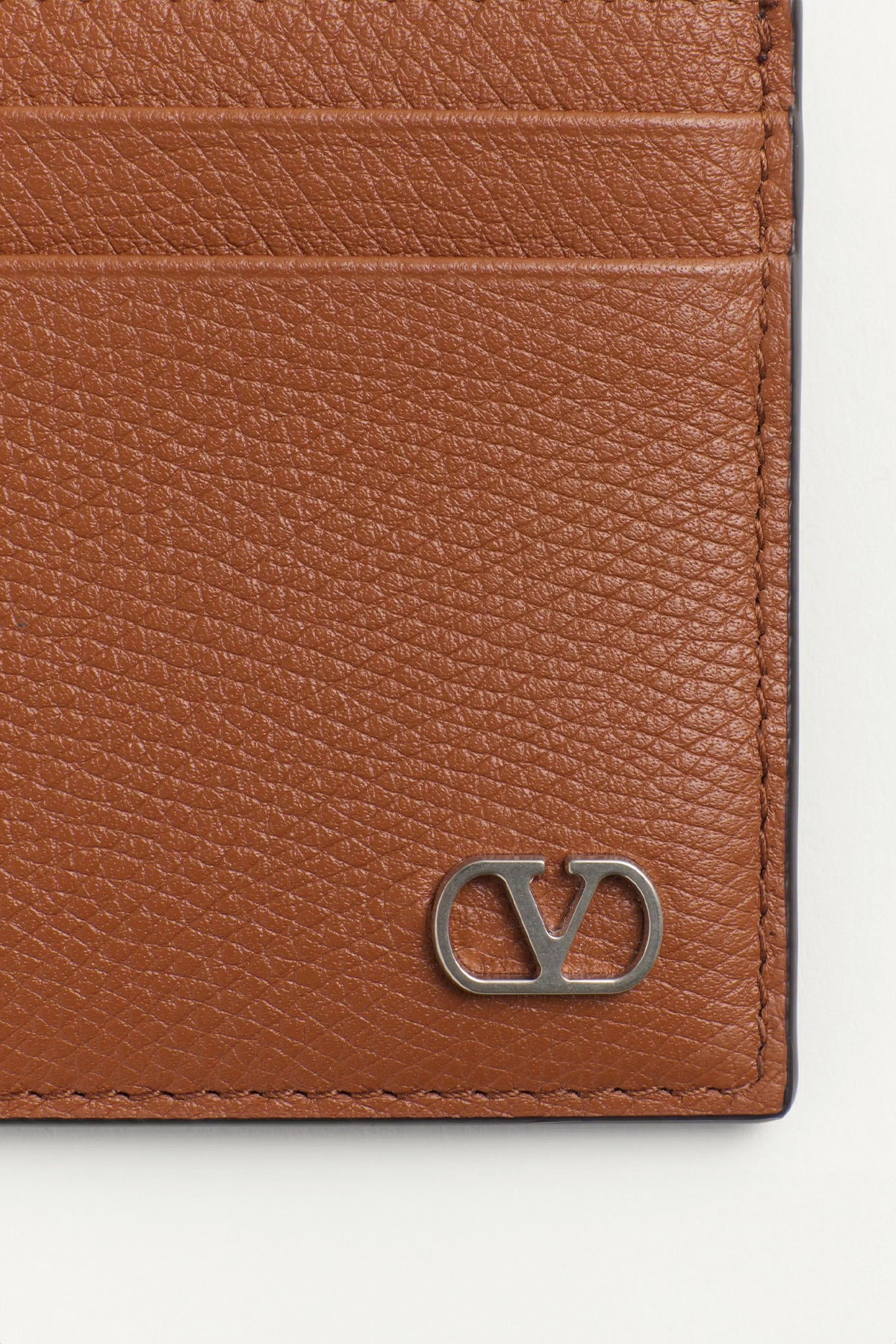 VALENTINO GARAVANI | VLOGO SIGNATURE GRAINY CALFSKIN CARD HOLDER