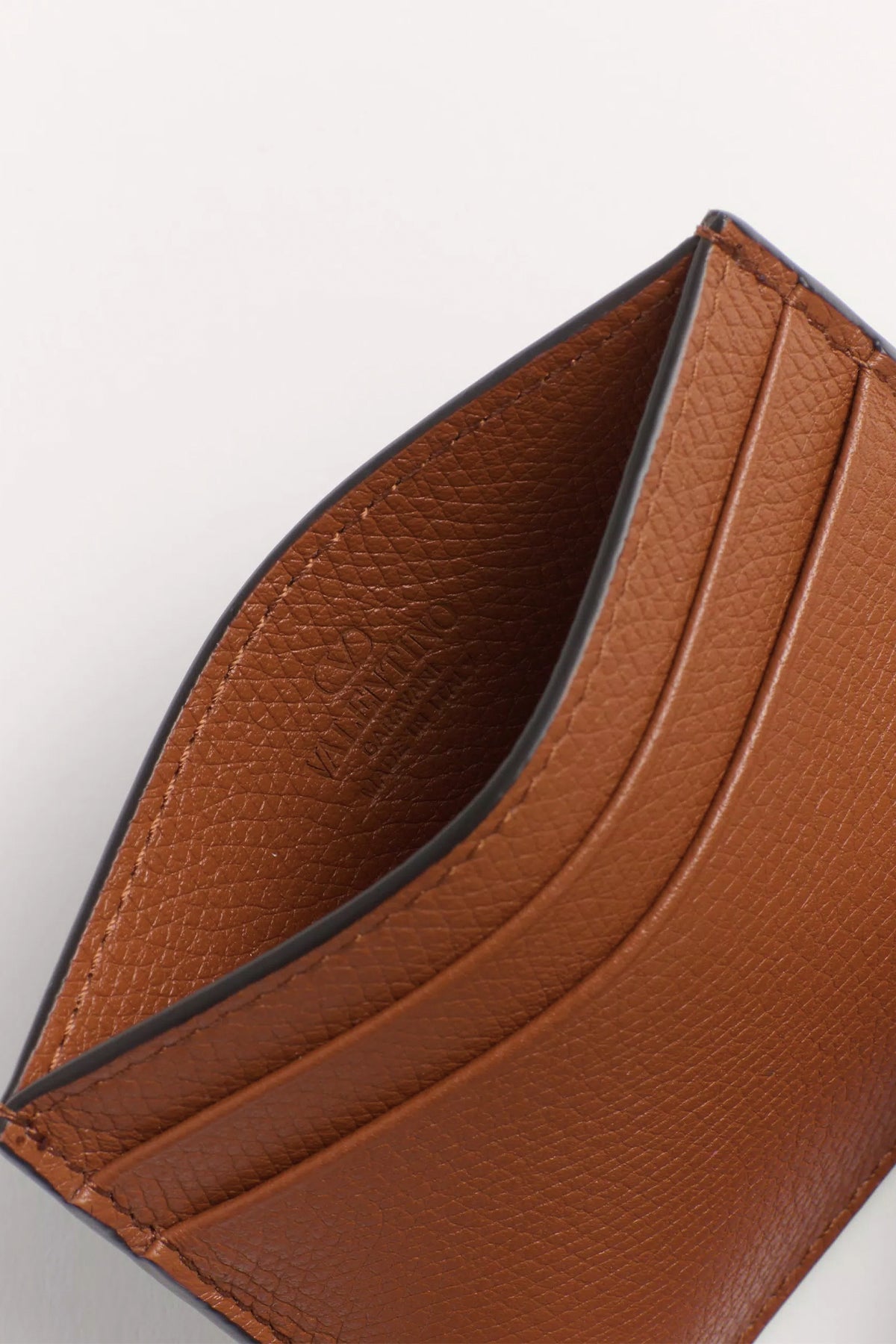 VALENTINO GARAVANI | VLOGO SIGNATURE GRAINY CALFSKIN CARD HOLDER
