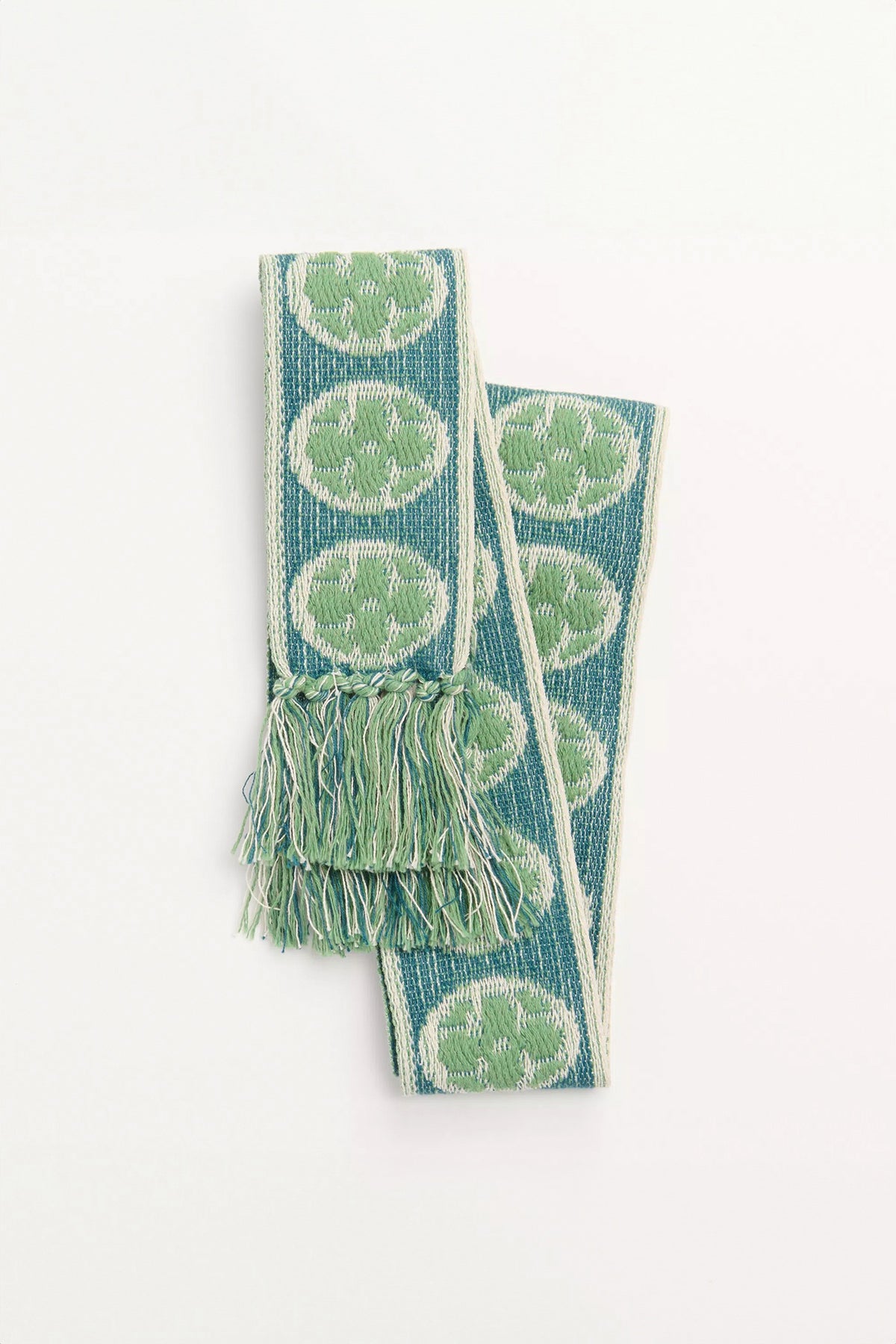 VALENTINO GARAVANI | ANTIBES COTTON SCARF WITH FRINGE - MAXFIELD LA
