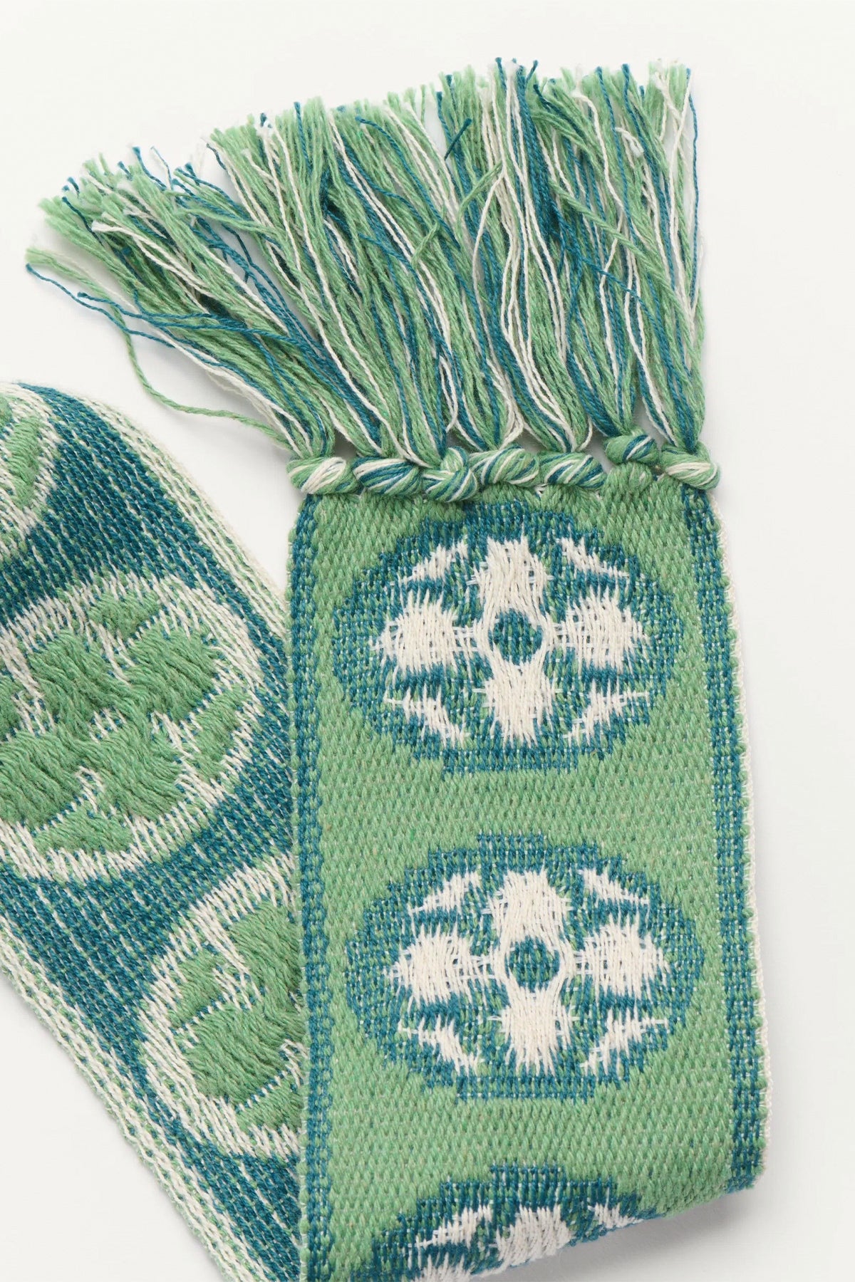 VALENTINO GARAVANI | ANTIBES COTTON SCARF WITH FRINGE - MAXFIELD LA
