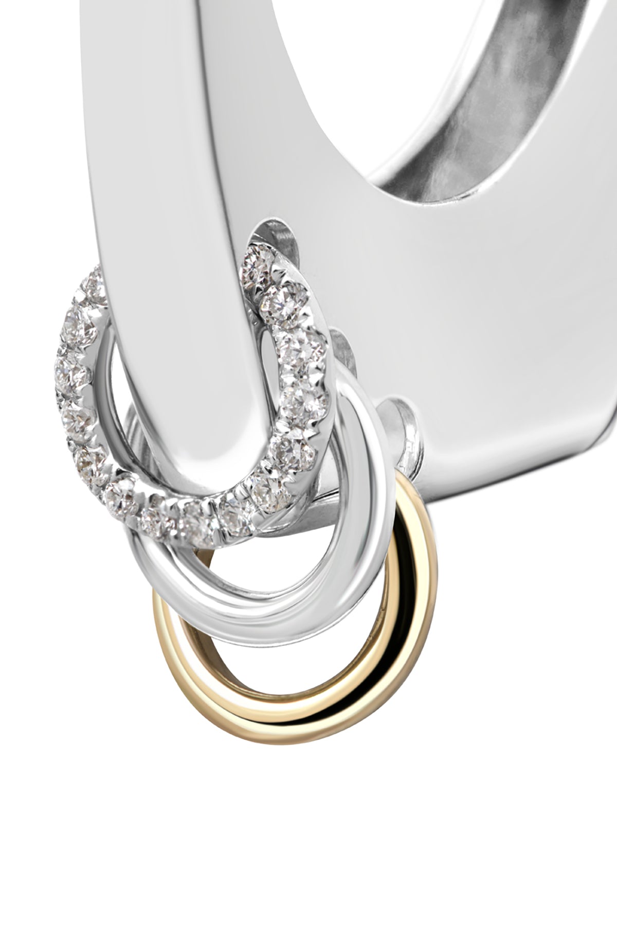 RAINBOW K | GRACE DIAMOND PIERCING EARRING - MAXFIELD LA