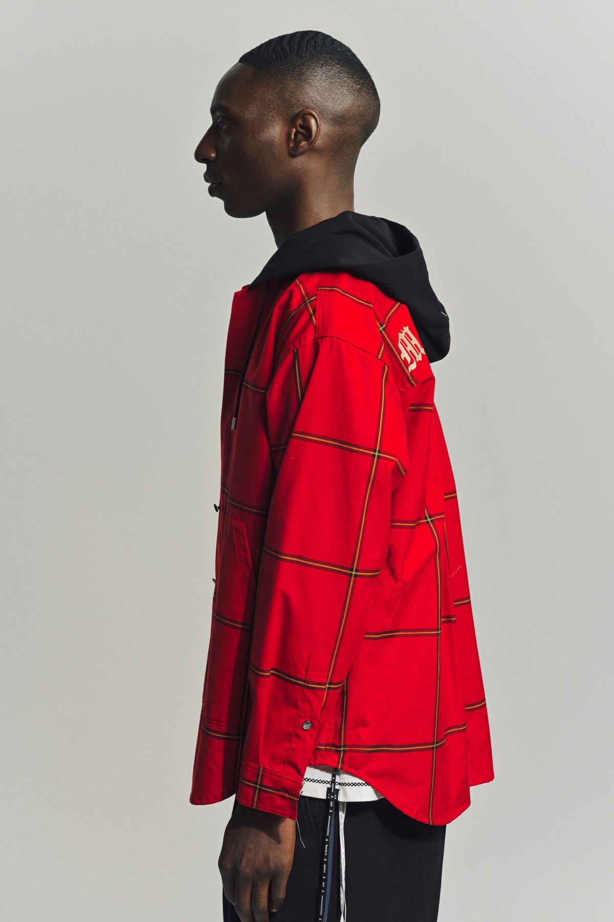 MASTERMIND | HOODED SHIRT JACKET - MAXFIELD LA