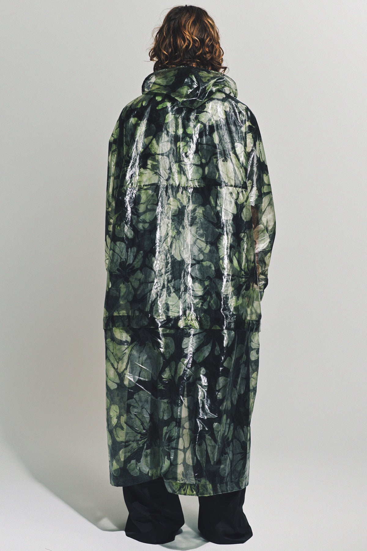 DRIES VAN NOTEN | PRINTED HOODED COAT