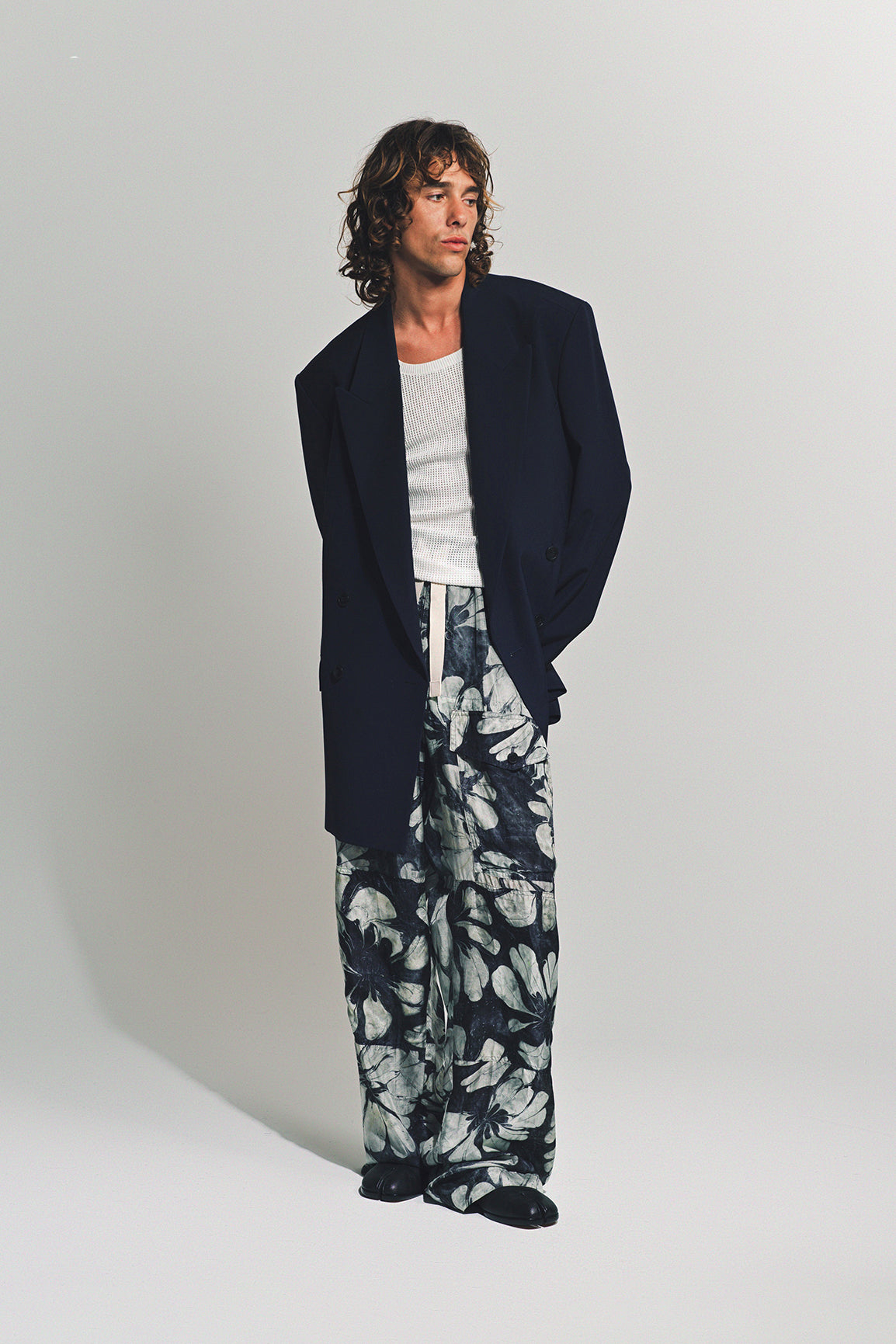 DRIES VAN NOTEN | DOUBLE BREASTED BLAZER - MAXFIELD LA