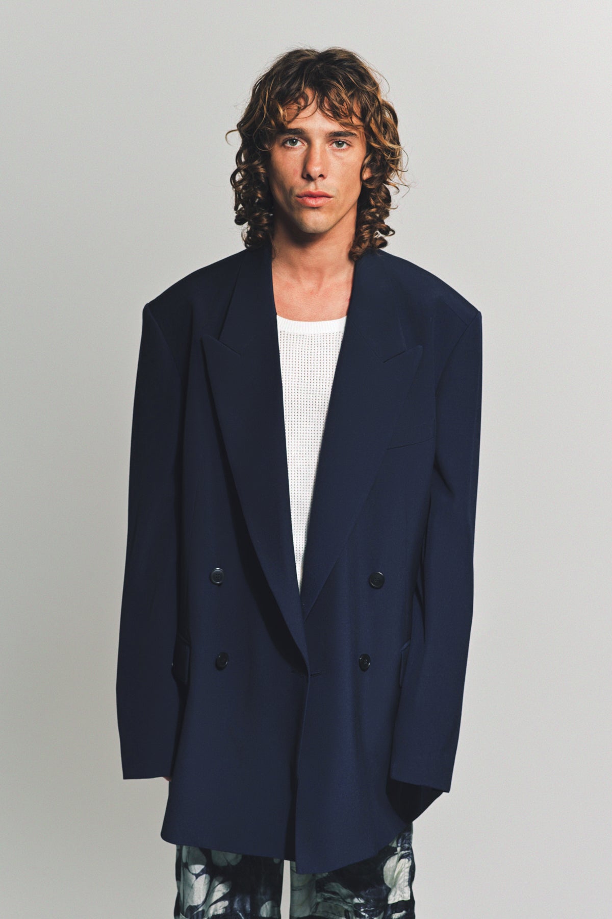 DRIES VAN NOTEN | DOUBLE BREASTED BLAZER - MAXFIELD LA