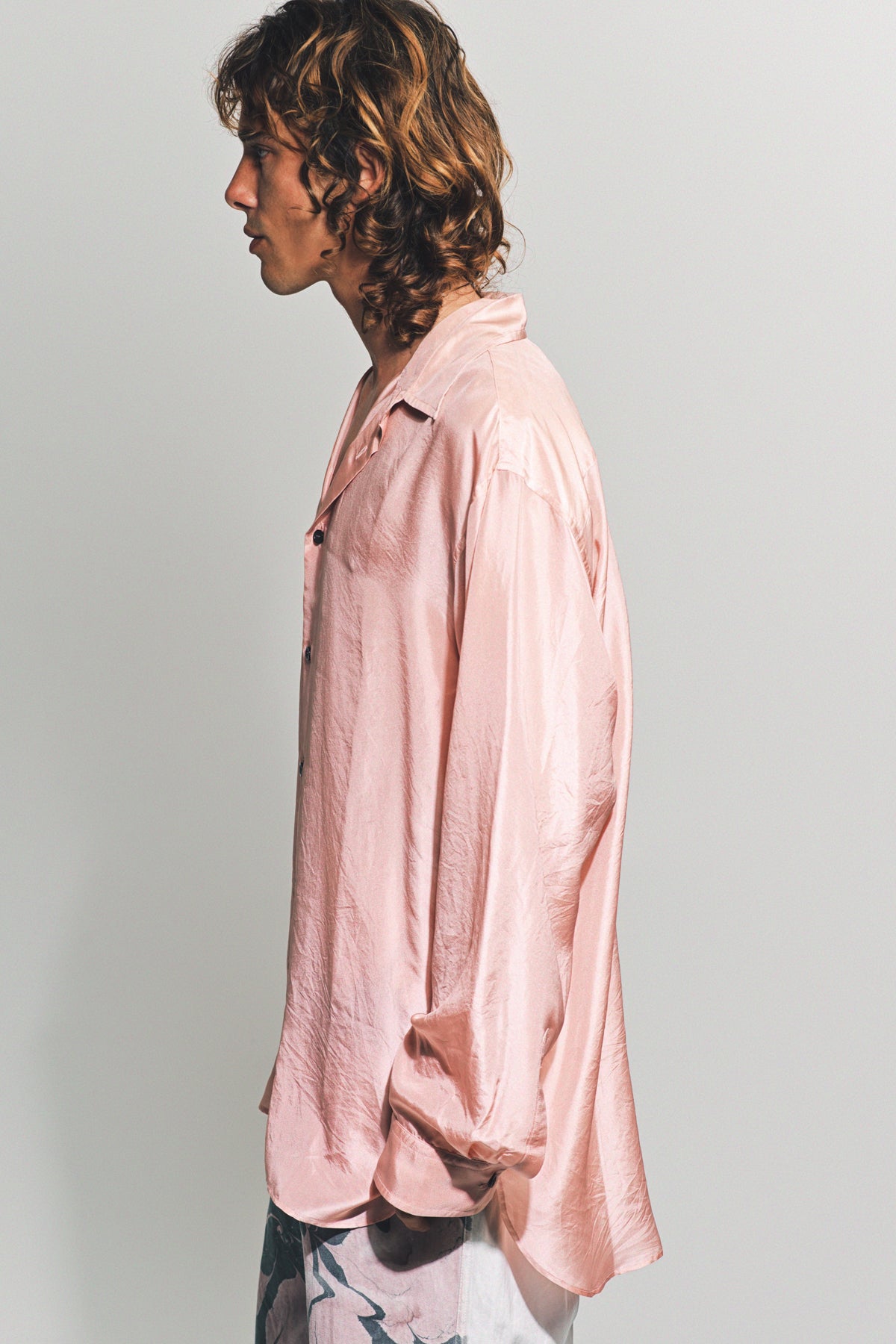 DRIES VAN NOTEN | SILK LONG SLEEVE SHIRT - MAXFIELD LA