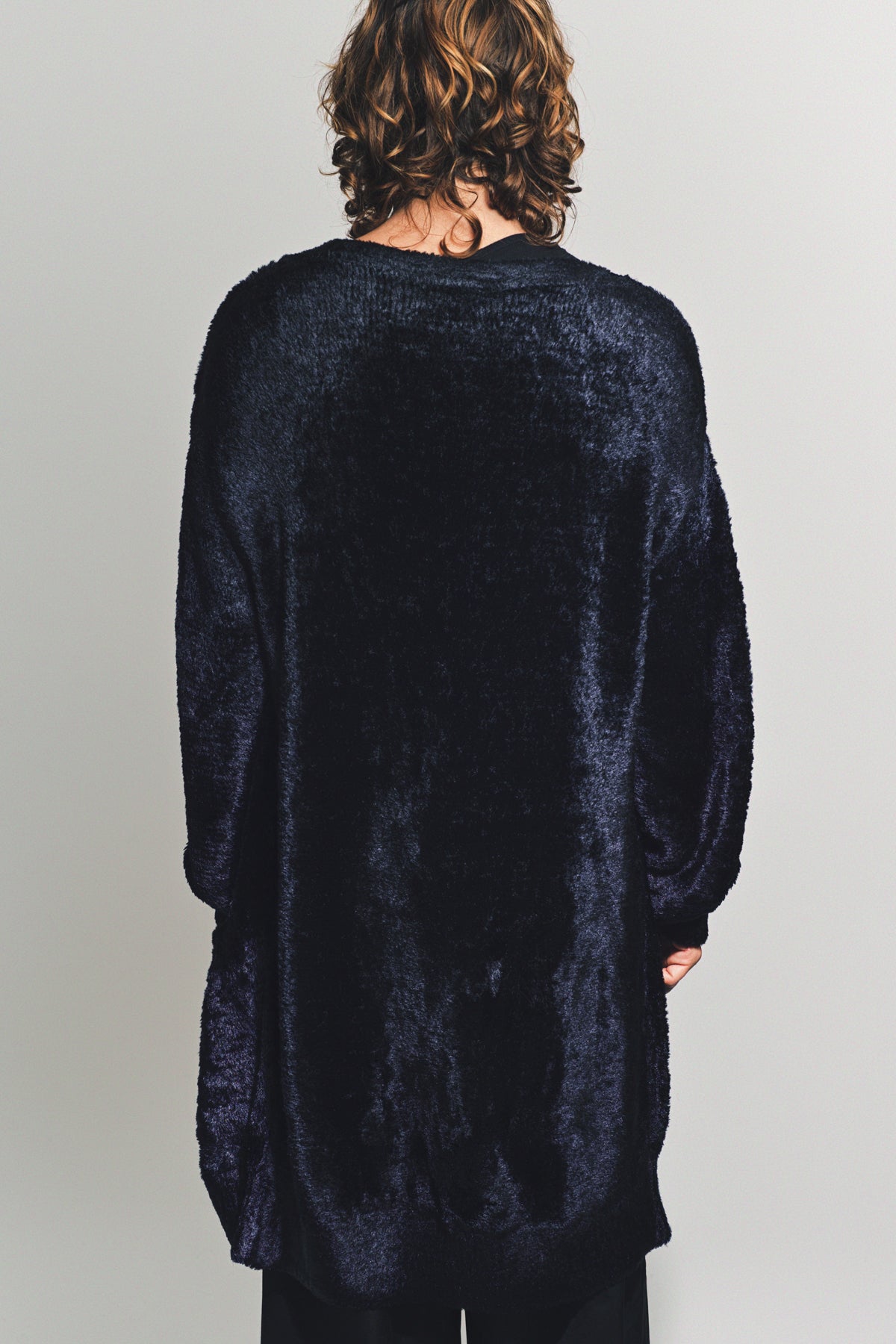 DRIES VAN NOTEN | VELVET VISCOSE CARDIGAN