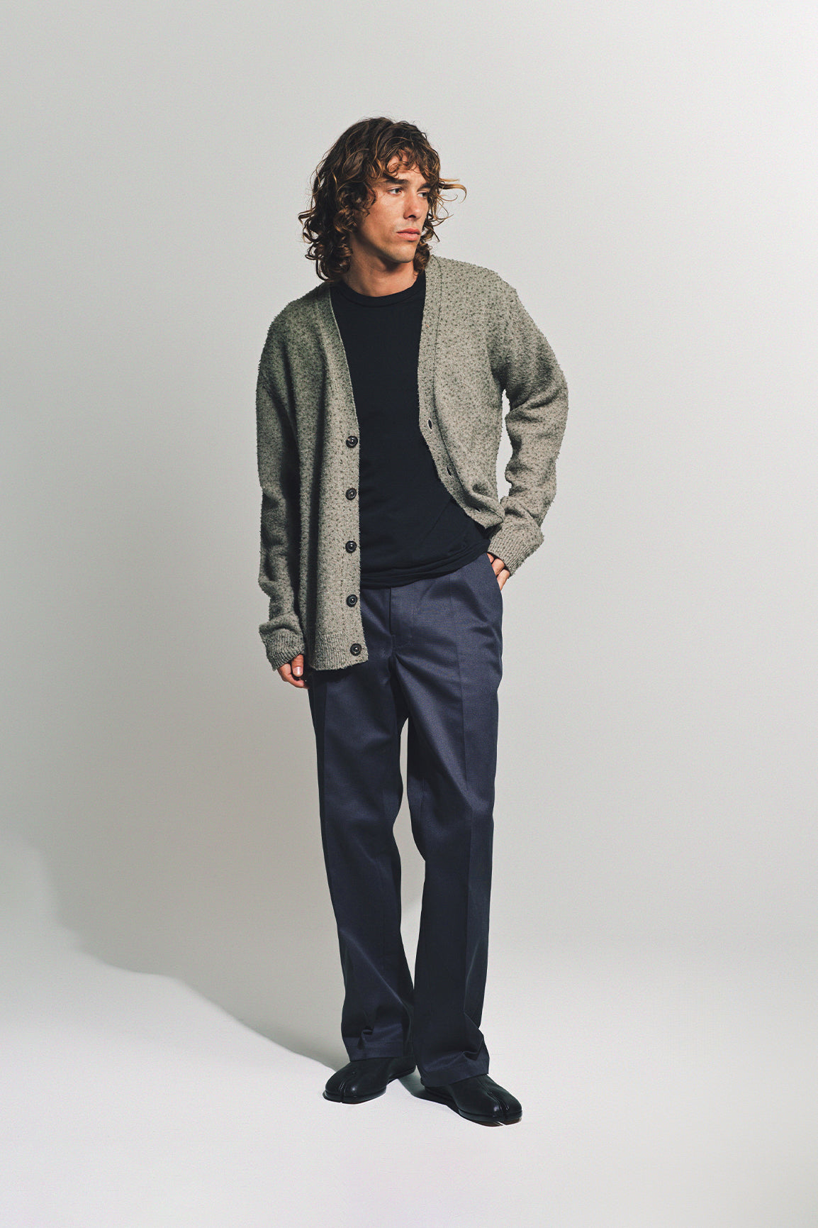 MAISON MARGIELA | PILLING KNITWEAR CARDIGAN - MAXFIELD LA