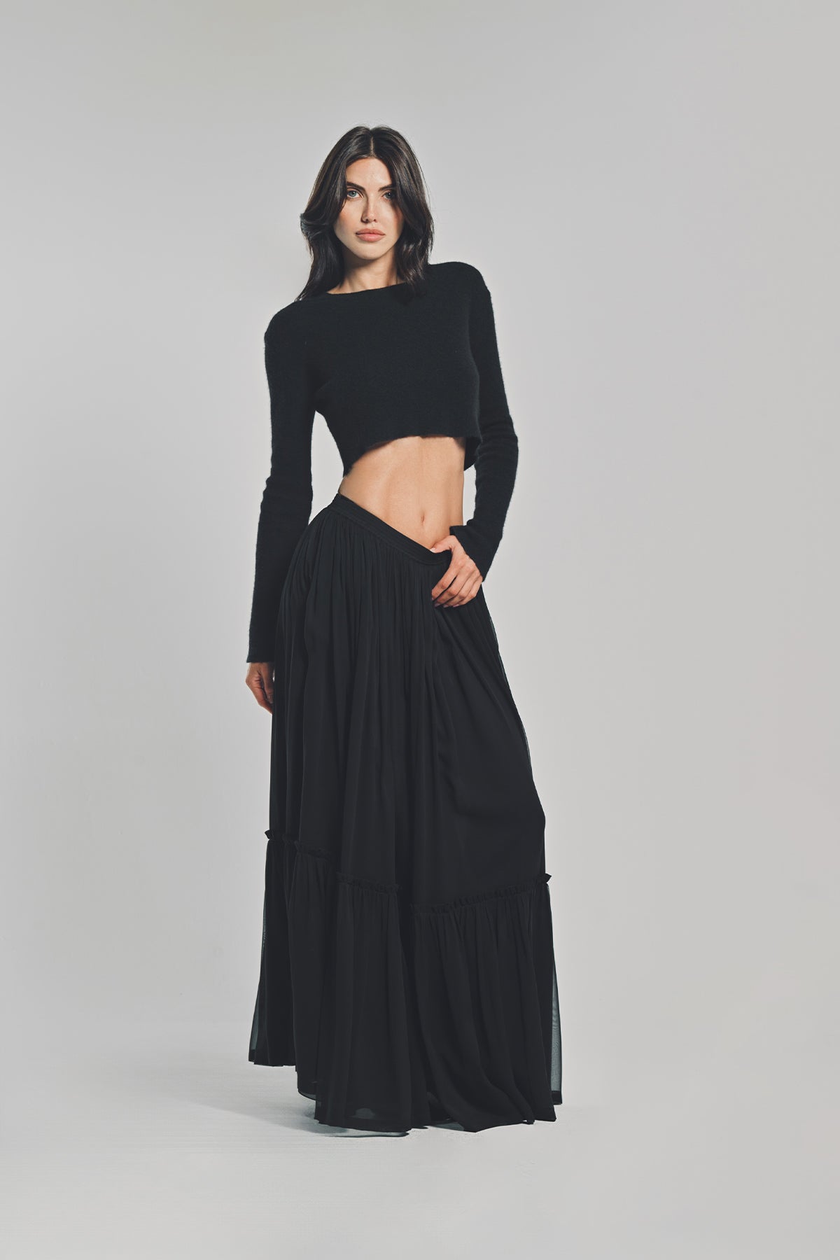 SAINT LAURENT | CROPPED PULLOVER