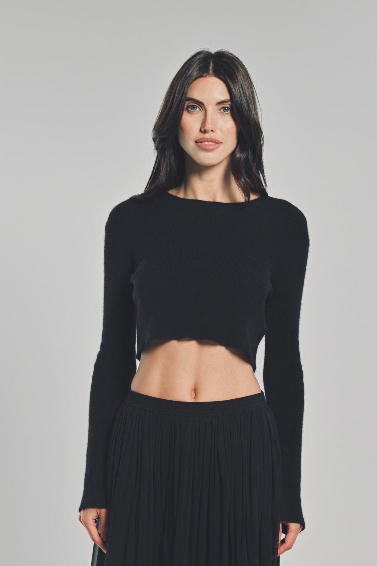 SAINT LAURENT | CROPPED PULLOVER