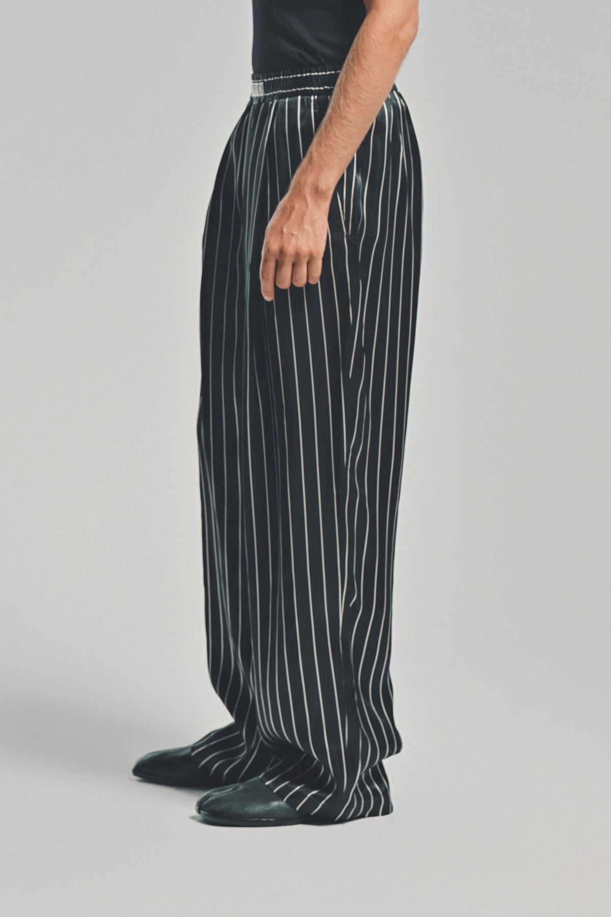 LOUIS GABRIEL NOUCHI | PINSTRIPE PAJAMA PANTS