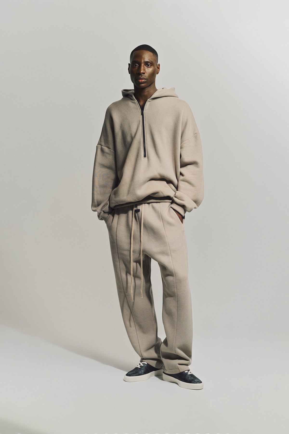 FEAR OF GOD | HALF ZIP HOODIE