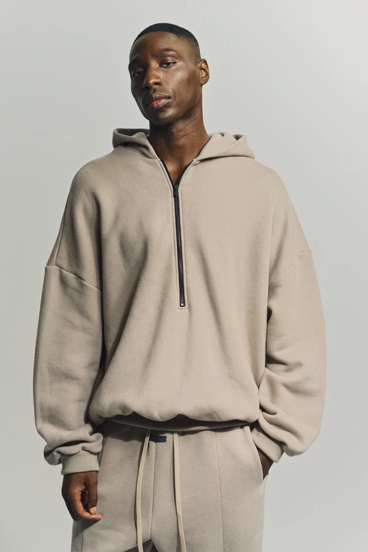 FEAR OF GOD | HALF ZIP HOODIE