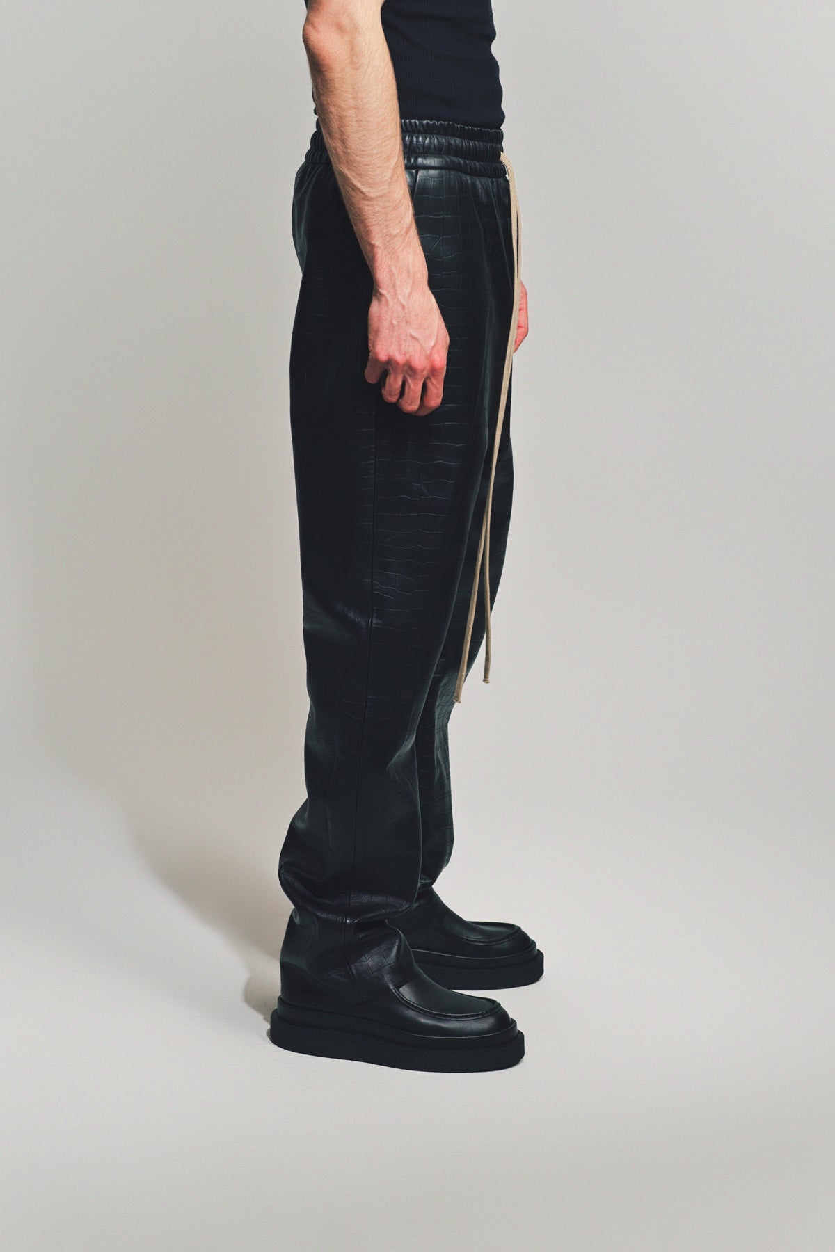 FEAR OF GOD | LEATHER FORUM PANTS - MAXFIELD LA