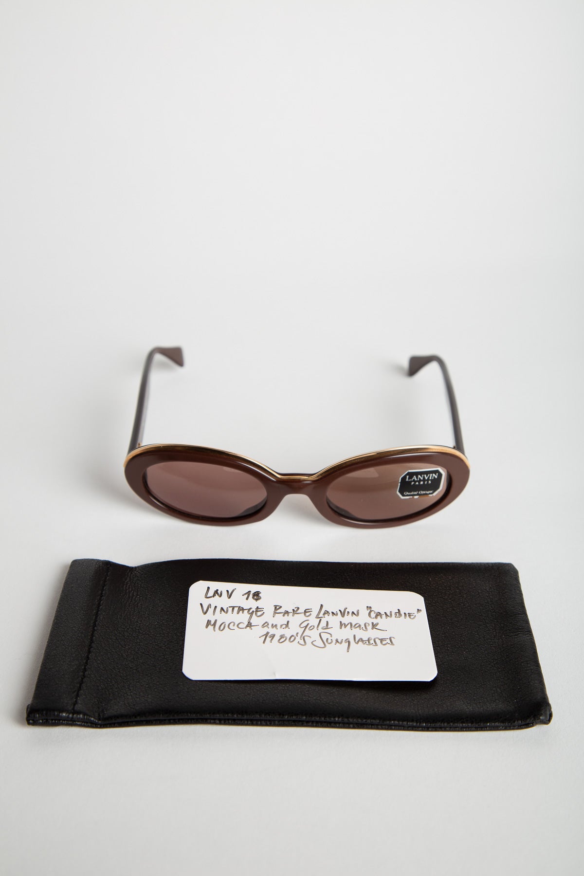 1980 LANVIN "CANDIE" MASK SUNGLASSES - MAXFIELD LA