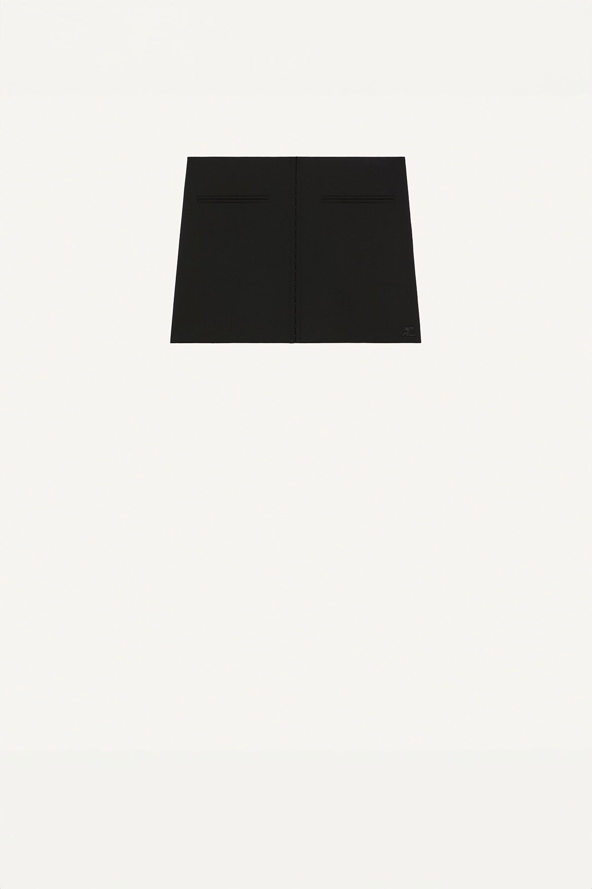 COURRÈGES | HERITAGE CLIPPED MINI SKIRT