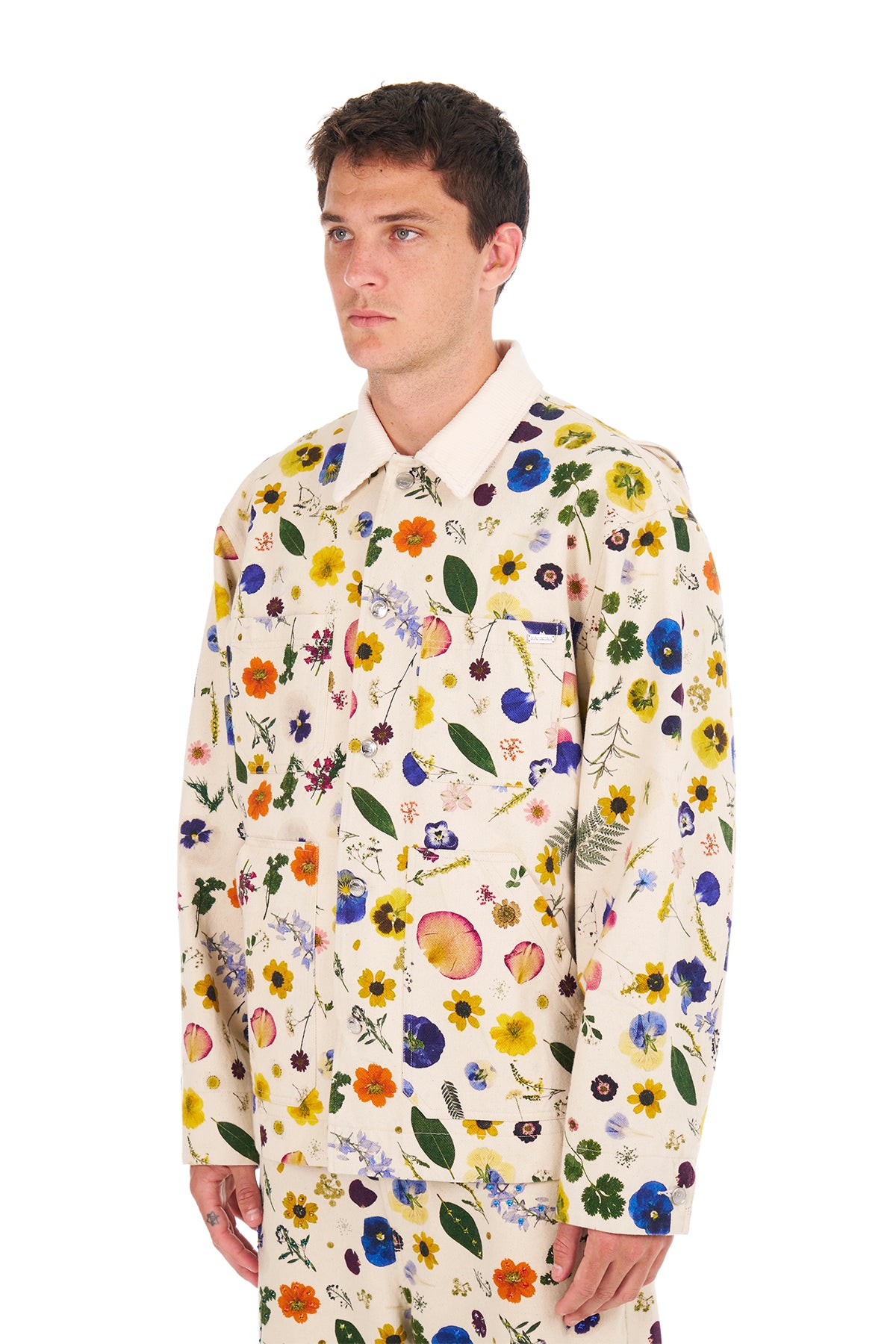 NAHMIAS | FLORAL DENIM WORKMAN JACKET