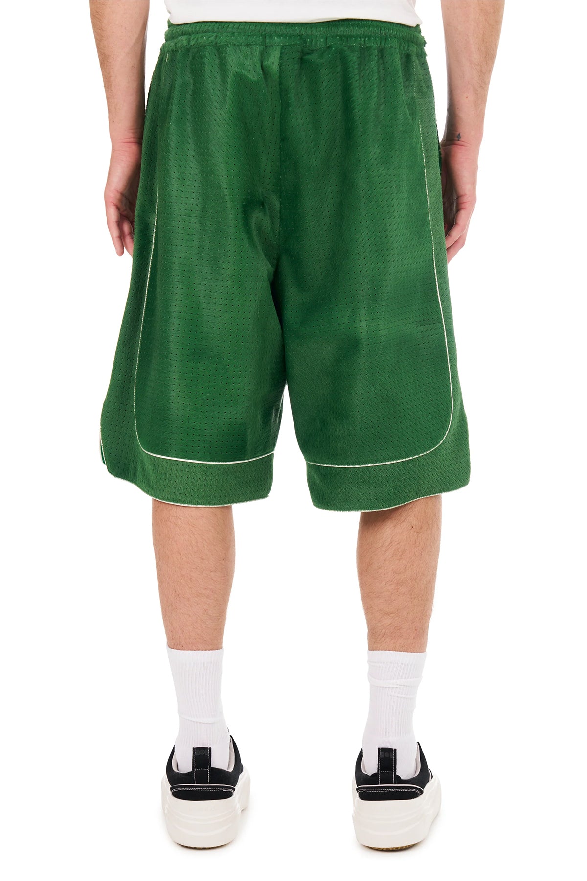 NAHMIAS | SUEDE BASKETBALL SHORTS