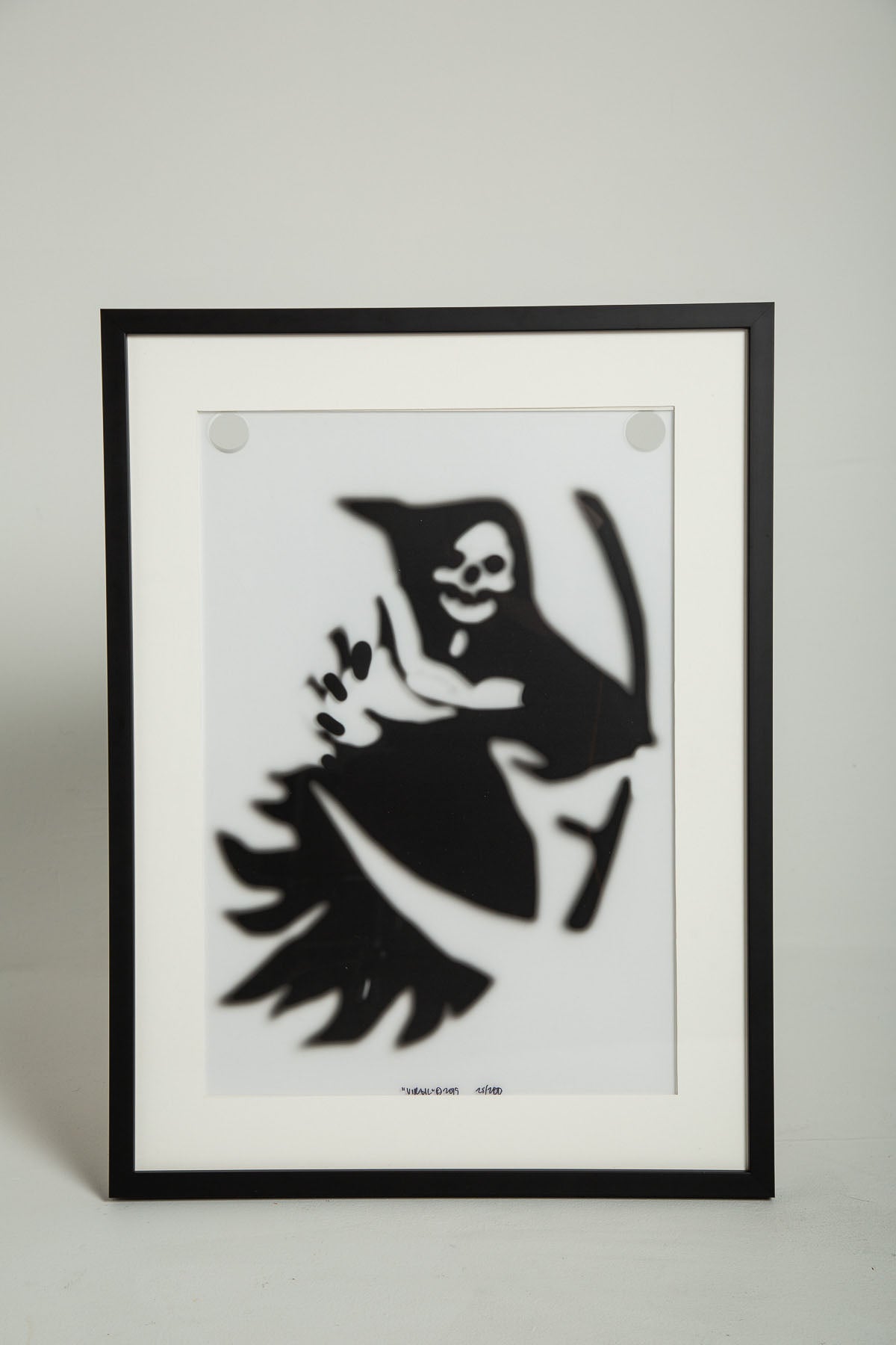 VIRGIL ABLOH | CLEAR ART PRINT "REAPER 1" SIGNED AND NUMBERED BY VIRGIL ABLOH - MAXFIELD LA