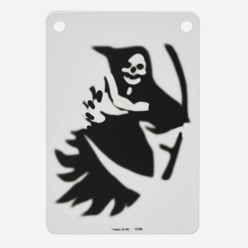 VIRGIL ABLOH | CLEAR ART PRINT "REAPER 1" SIGNED AND NUMBERED BY VIRGIL ABLOH - MAXFIELD LA