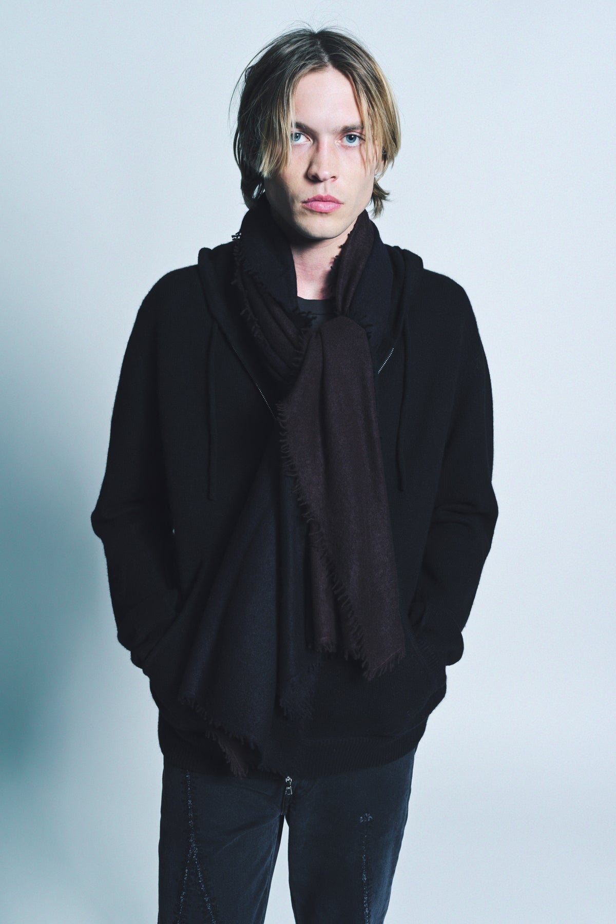 DENIS COLOMB | FUZZY FEUTRE 2-TONE SHAWL - MAXFIELD LA