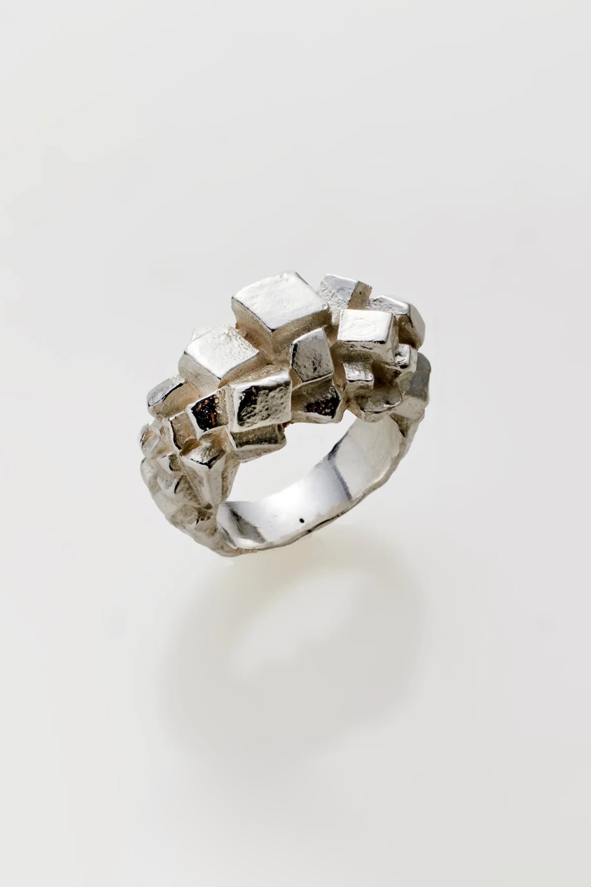 MARIE-ALEXANDRINE YVERNAULT | PYA SILVER XXL ARTO BAG RING - MAXFIELD LA