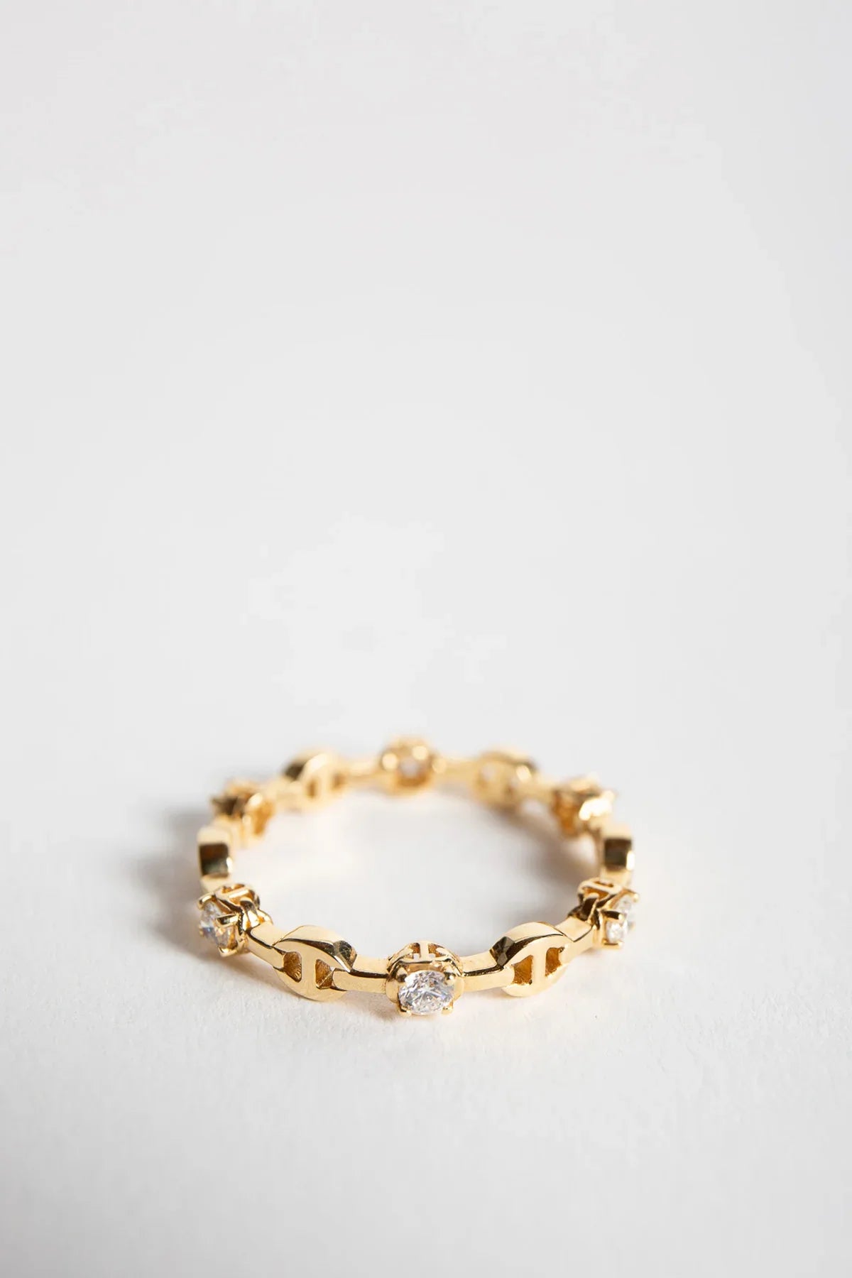 HOORSENBUHS | MICRO TRi-LINK II RING WITH DIAMONDS