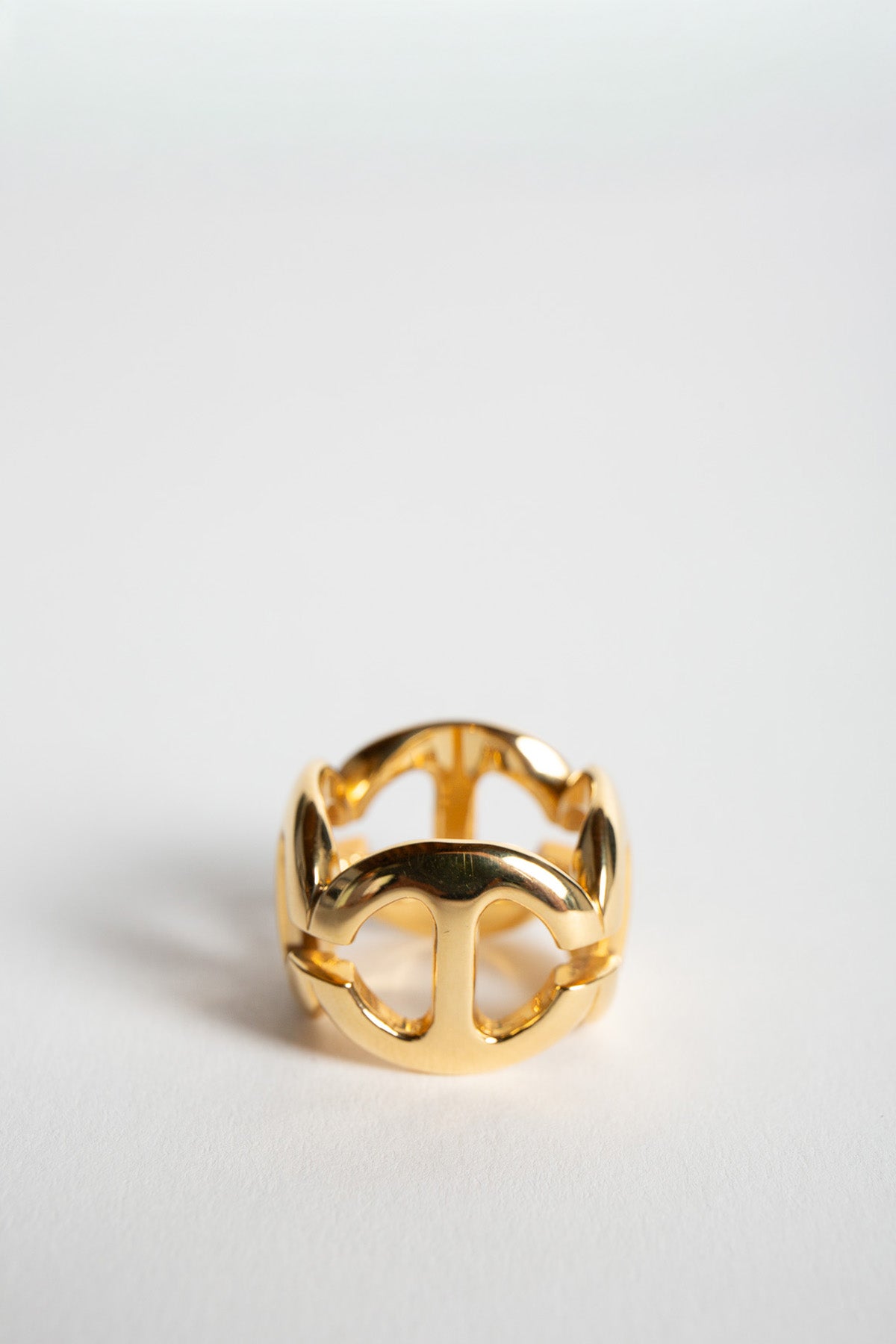 HOORSENBUHS | SQUARE LINK PAVE DIAMOND RING