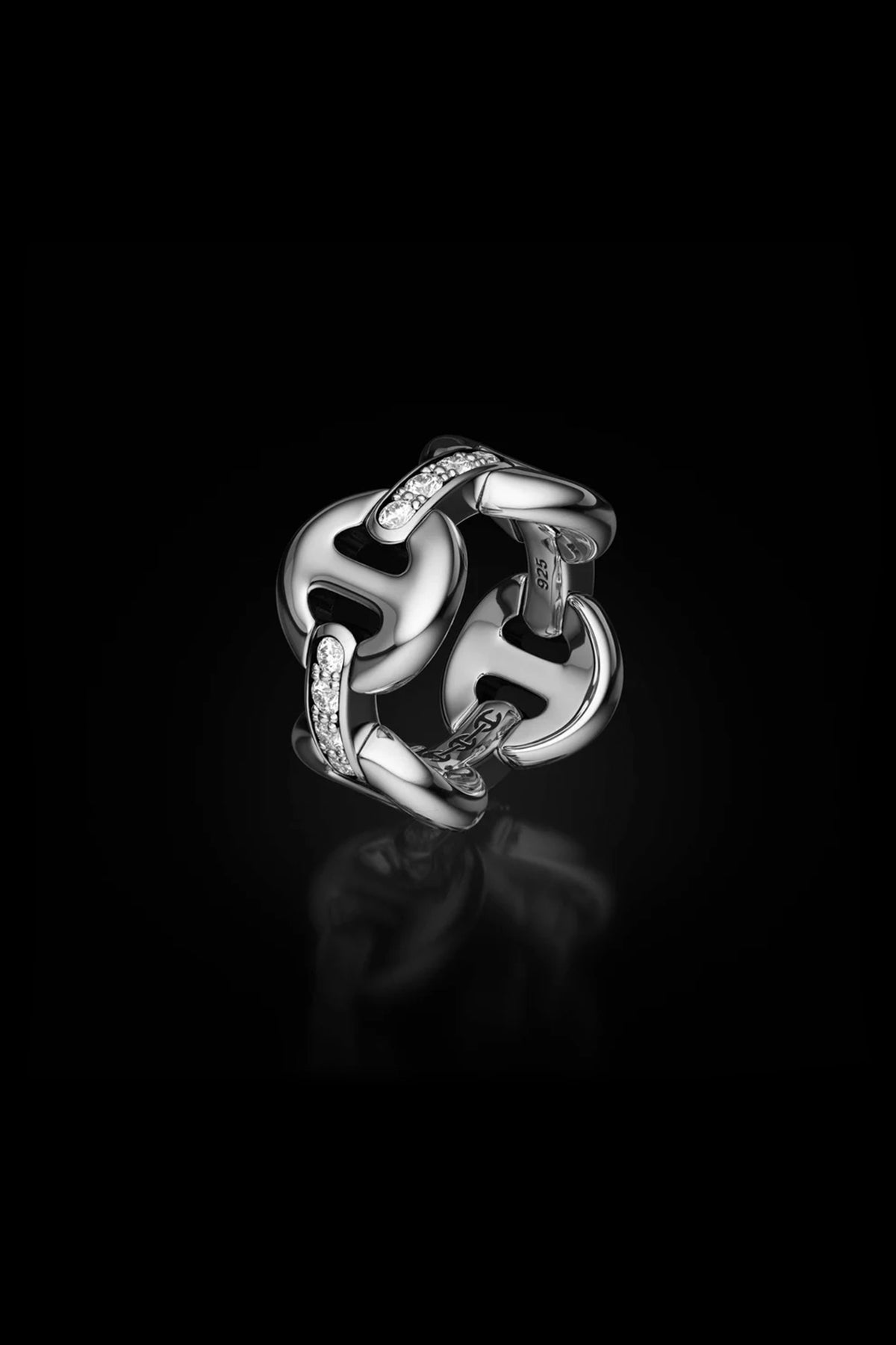HOORSENBUHS | QUAD LINK WITH DIAMOND BRIDGES RING - MAXFIELD LA