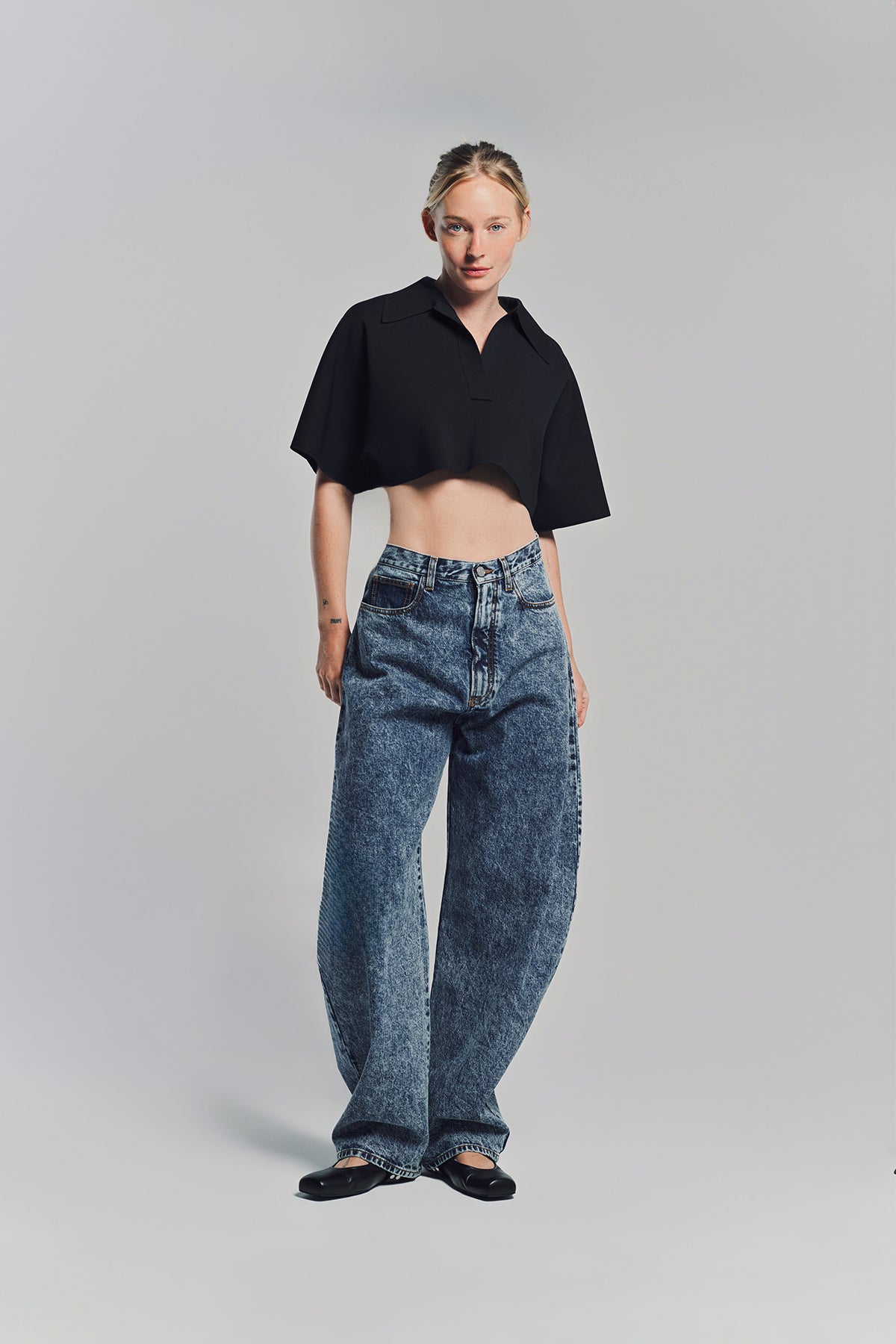 ALAÏA | HIGH WAISTED ROUND JEANS