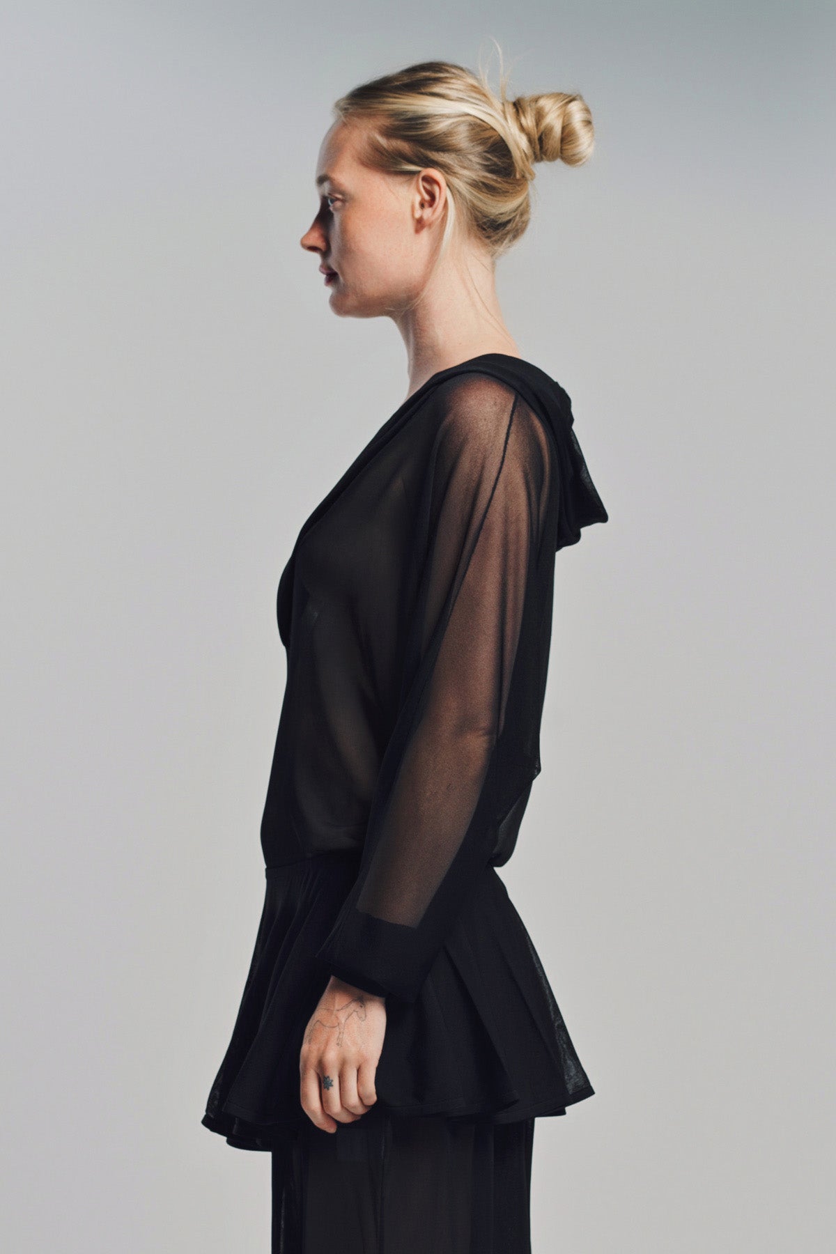 ALAÏA | FINE KNIT HOODED BODY