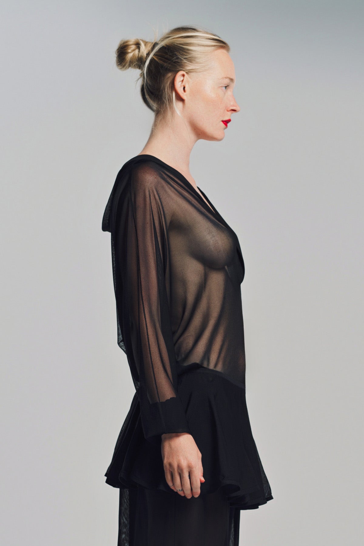 ALAÏA | FINE KNIT HOODED BODY