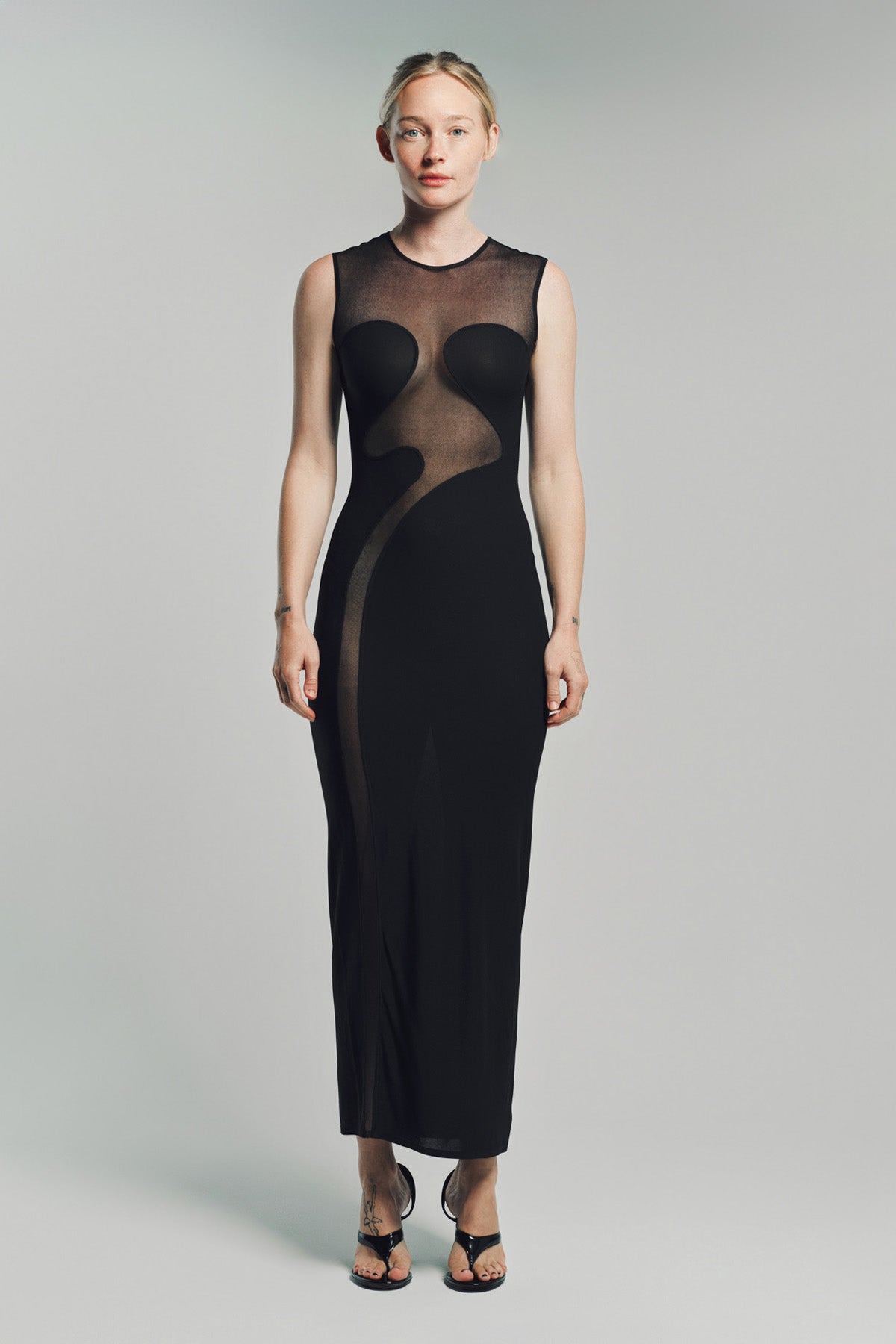 ALAÏA | KNIT MOLDED BODYCON DRESS