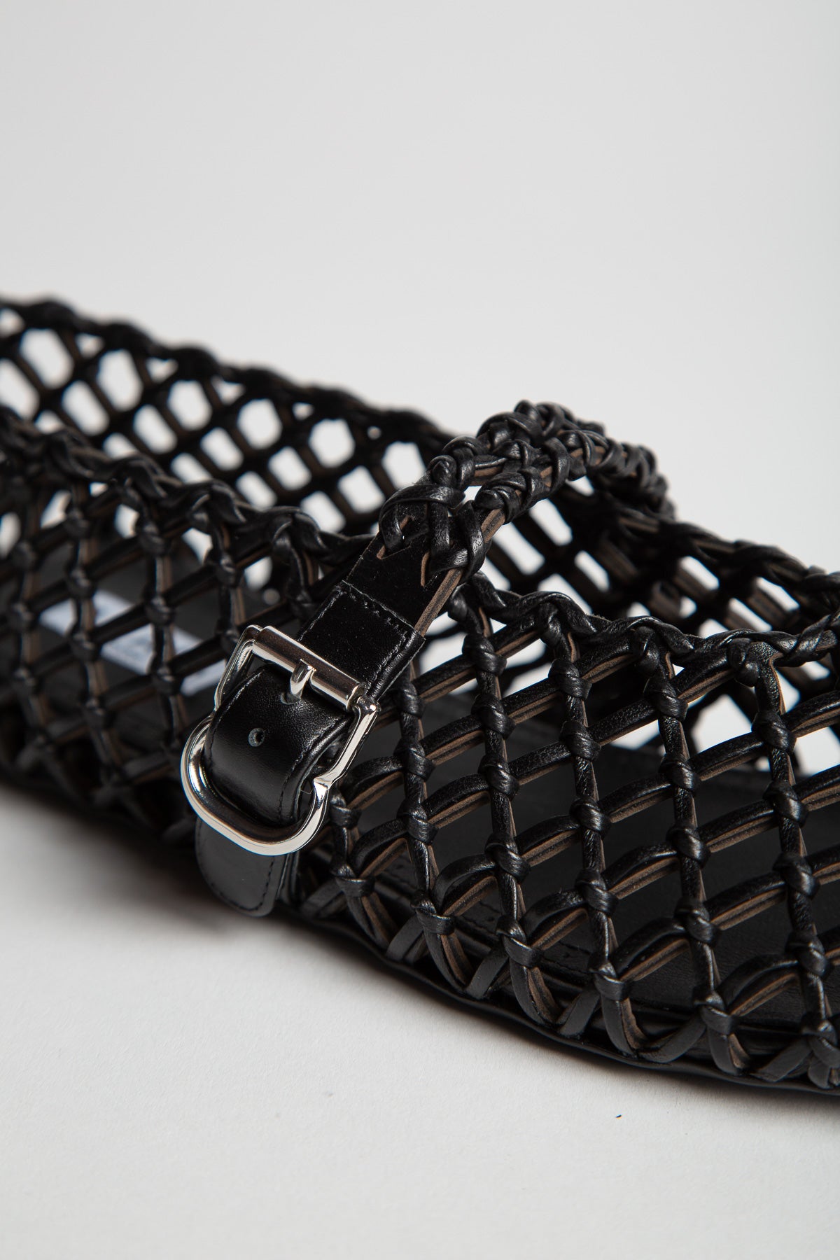 ALAÏA | BALLET FLATS IN BRAIDED LAMBSKIN