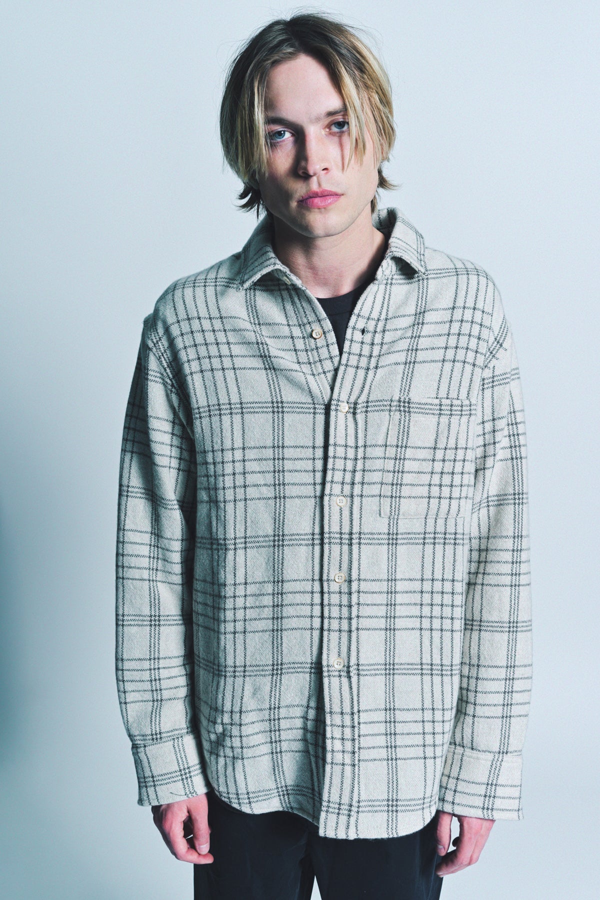 THE ELDER STATESMAN | SABLE PLAID OVERSHIRT